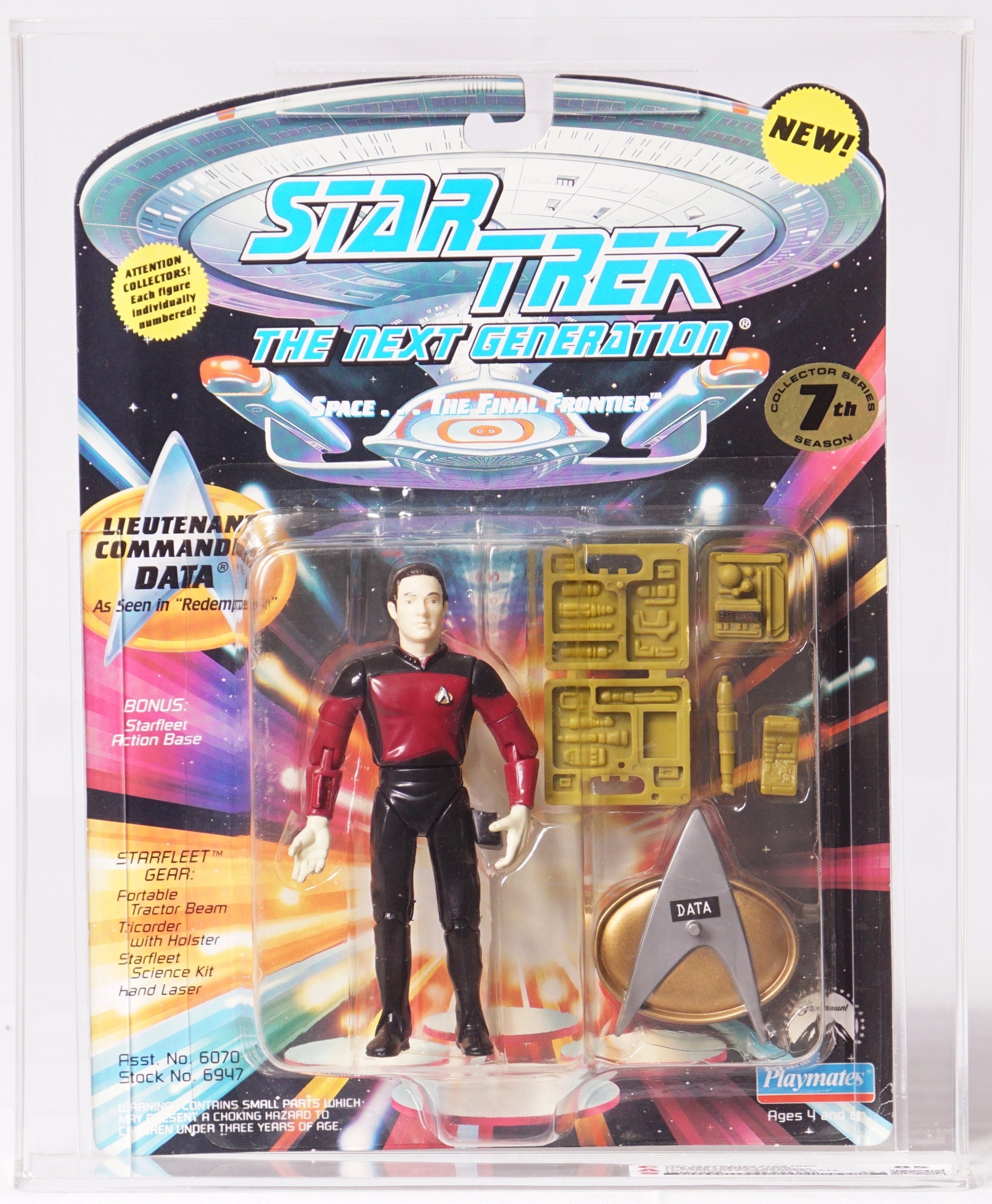 1994 Playmates Star Trek Carded Action Figure - Data