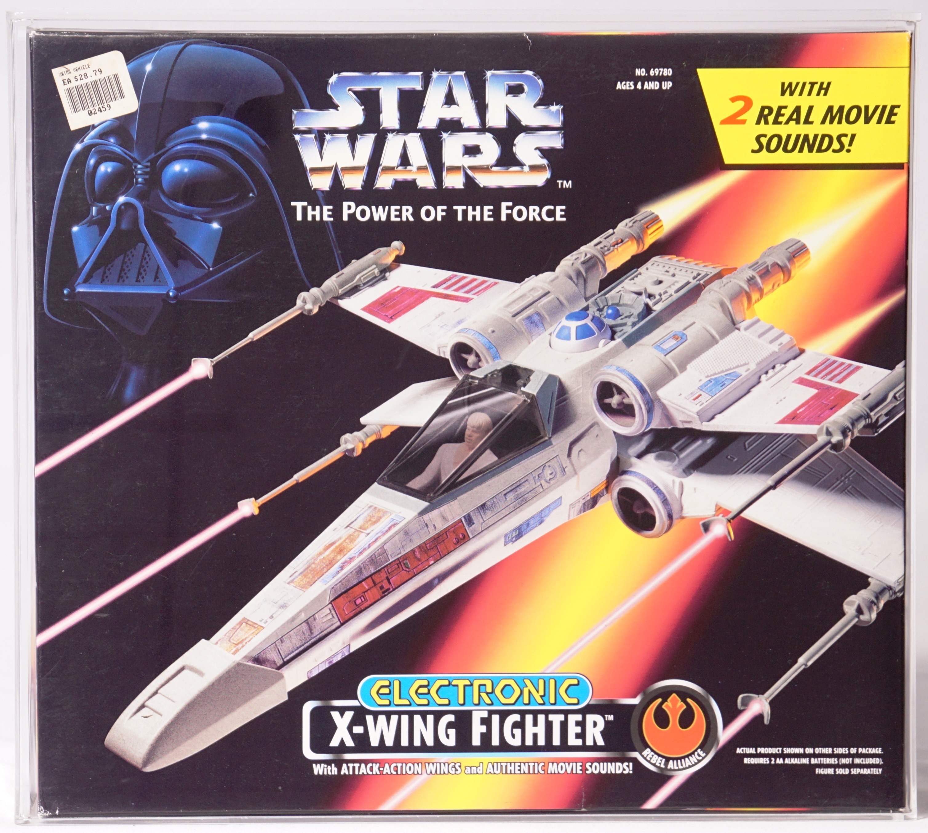 1995 Kenner Star Wars POTF Boxed Vehicle - Electronic X-Wing Fighter