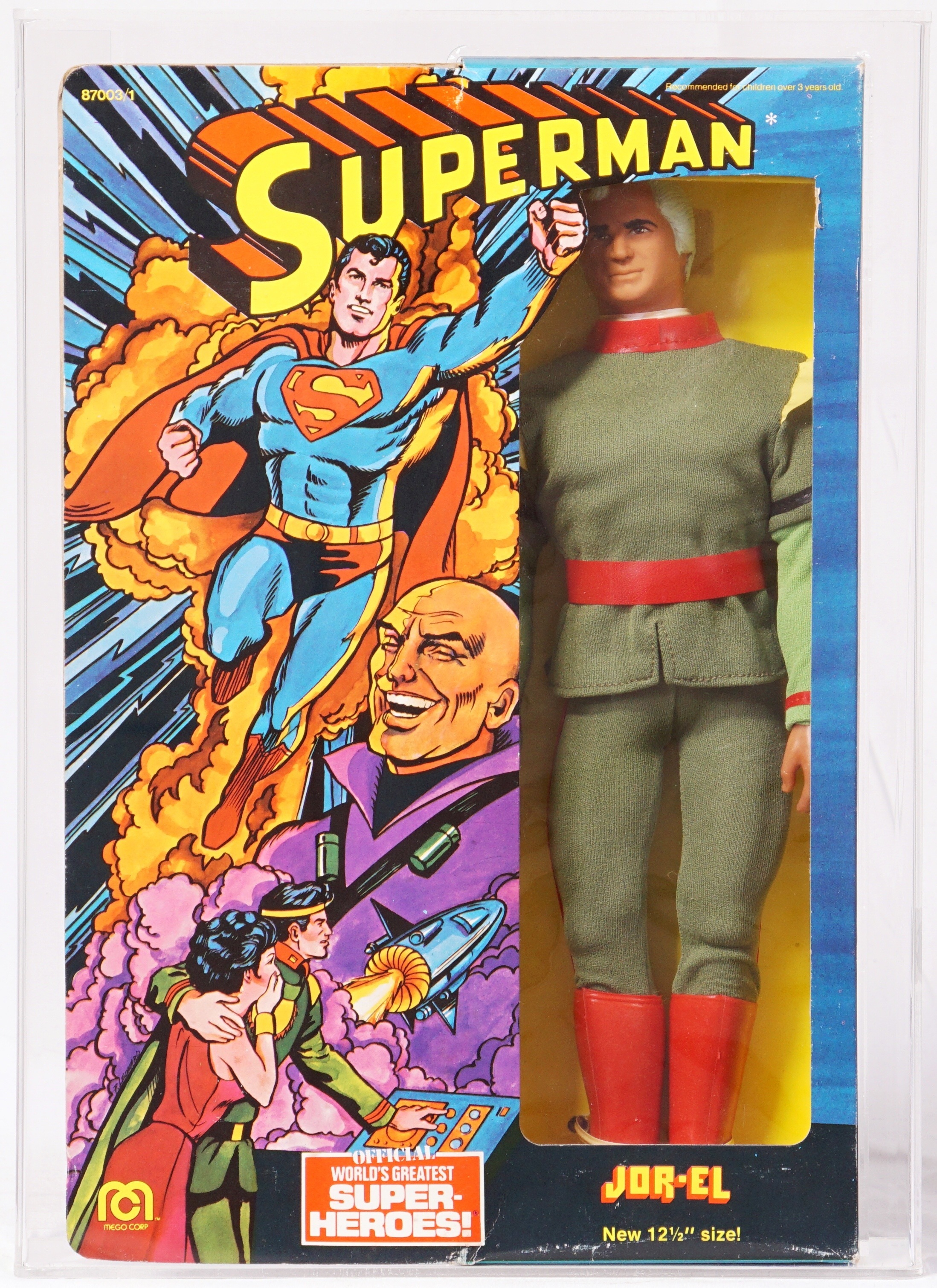 1977 Mego 12 Inch Series Boxed Action Figure Jor El