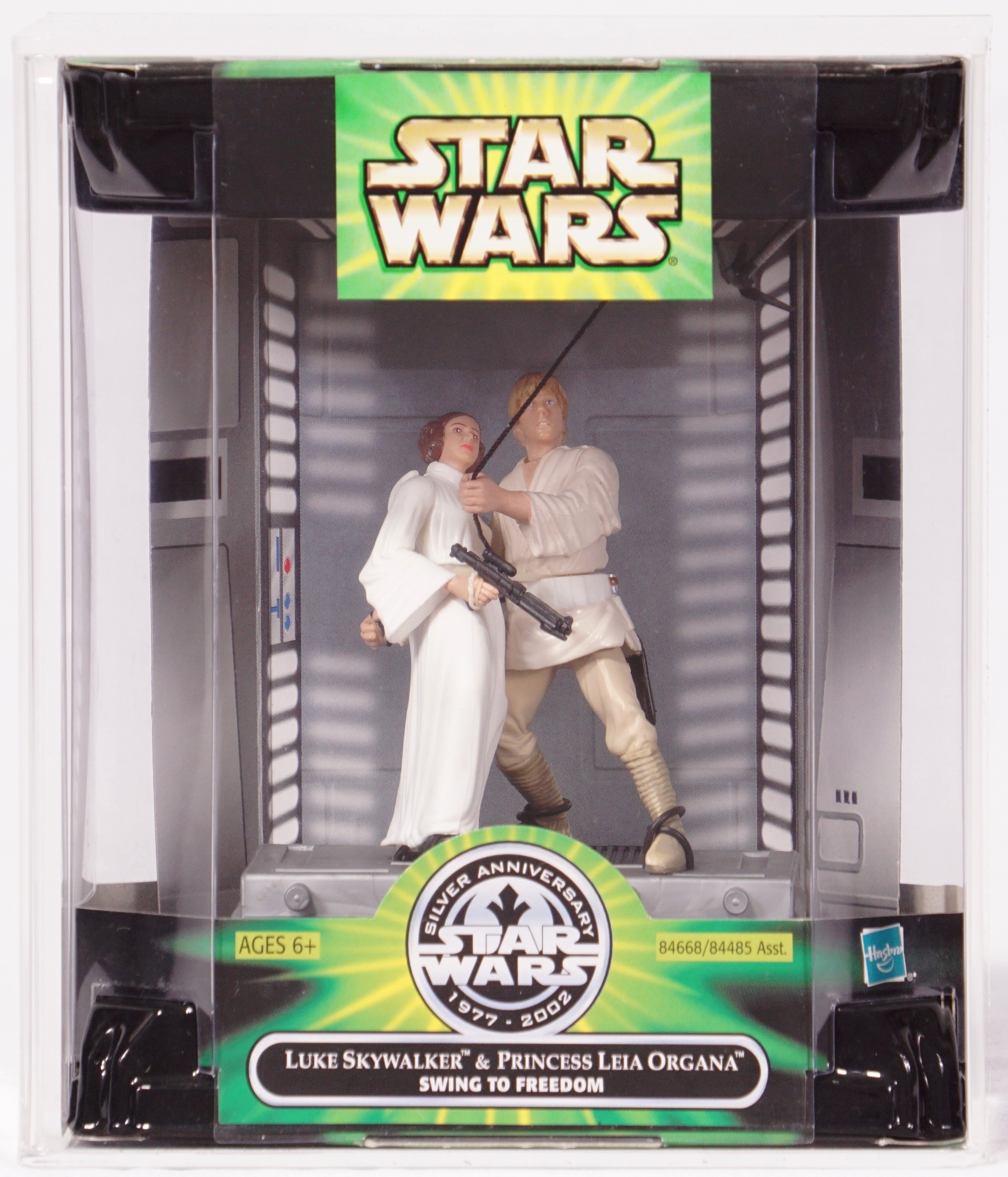 2002 Star Wars Hasbro Boxed Action Figure - Luke Skywalker & Princess Leia  Organa (25th Anniversary Swing to Freedom)