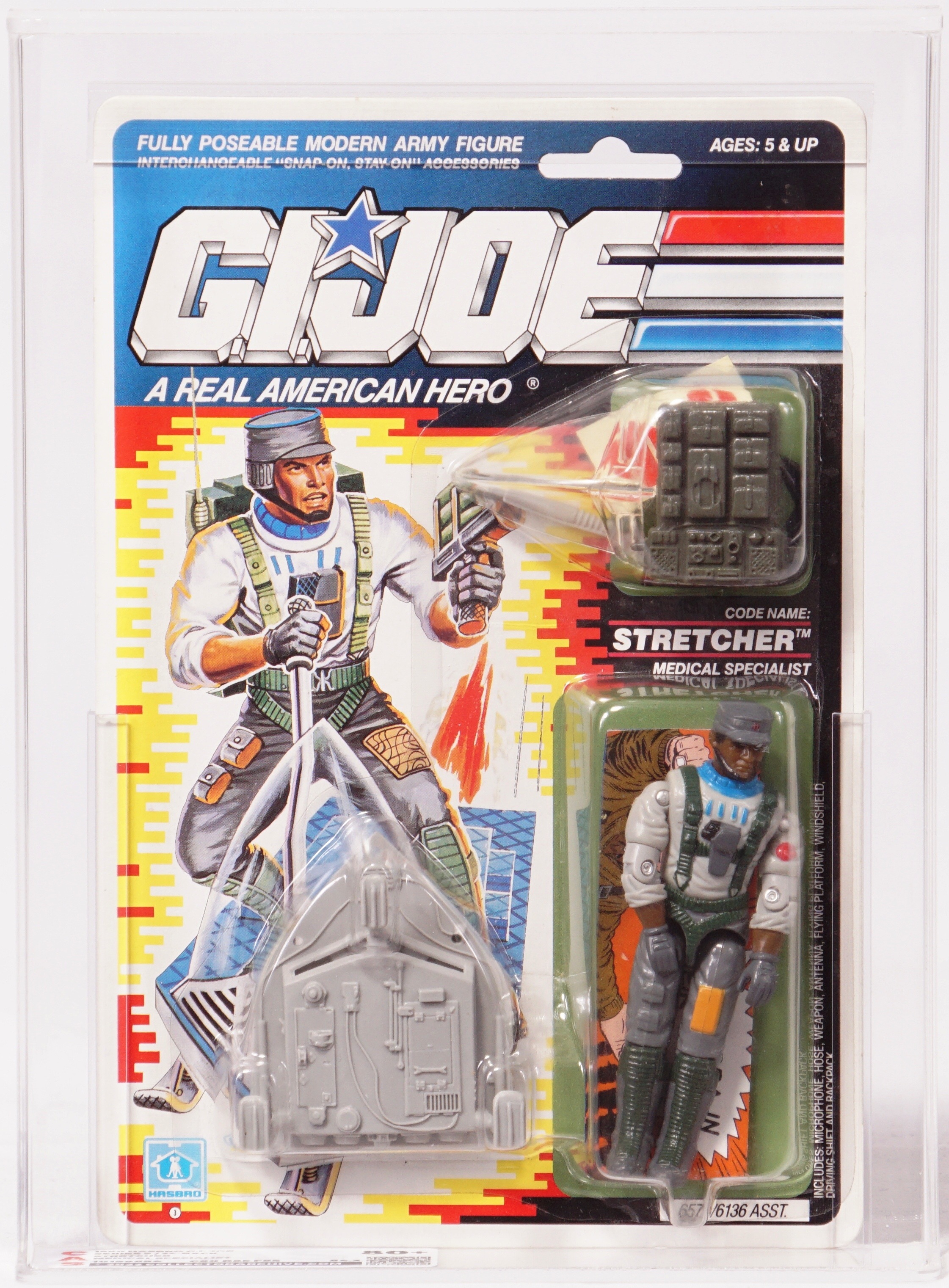 1990 Hasbro G.I. Joe Carded Action Figure - Stretcher