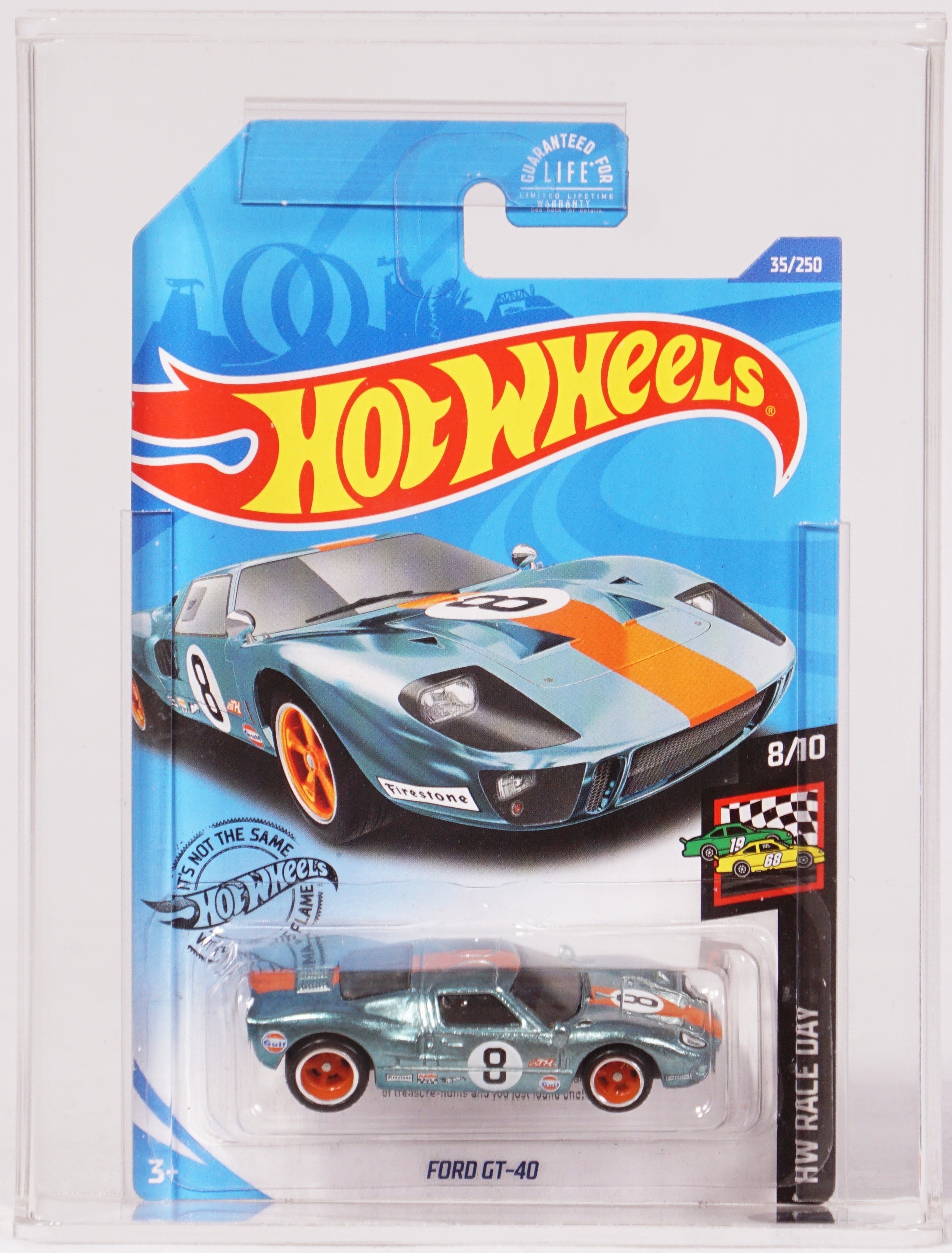 2020 Mattel Hot Wheels Race Day Carded Vehicle - Ford GT-40 (Super Treasure  Hunt)