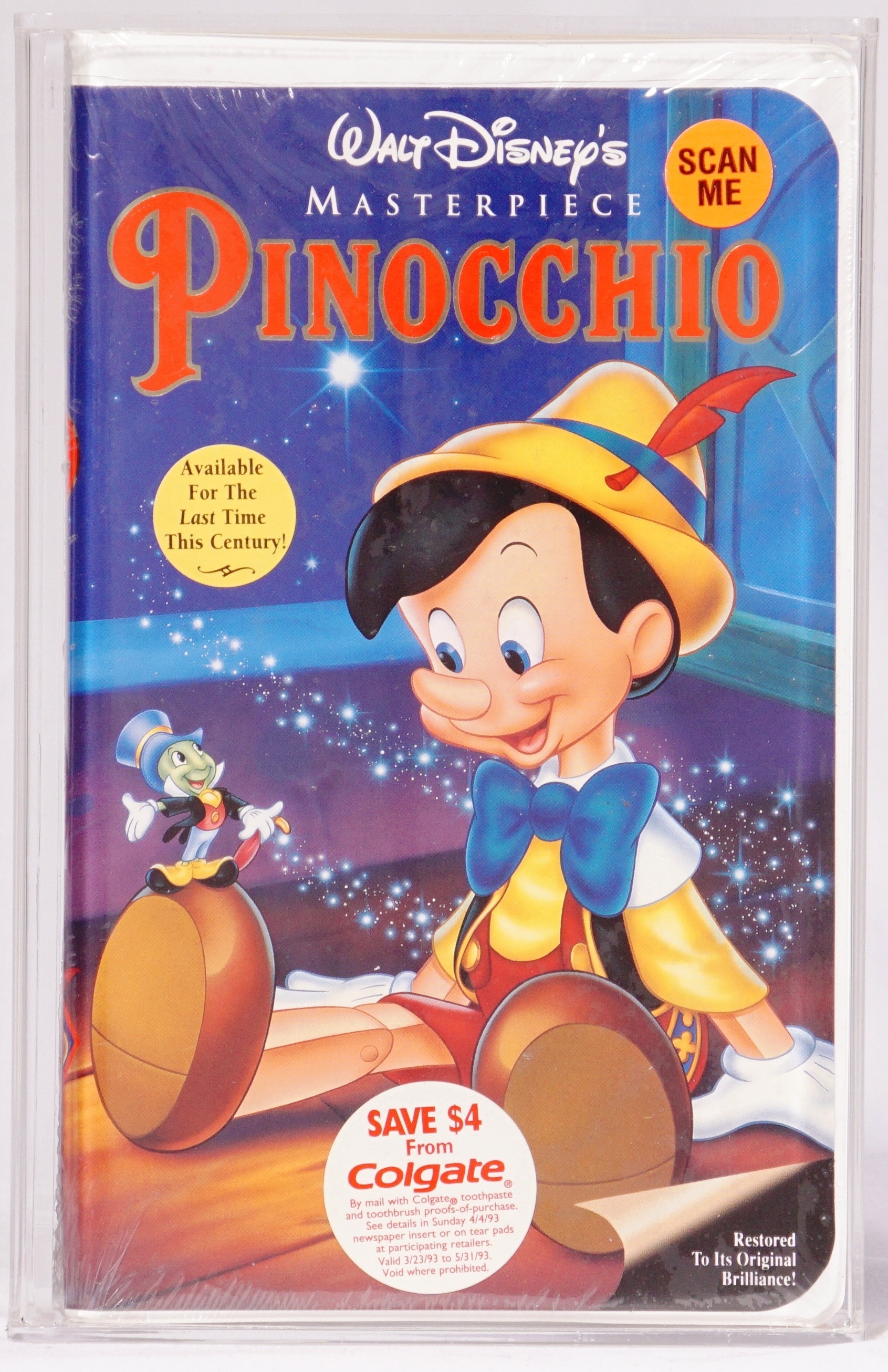 Walt Disney Pinocchio VHS www.telanganauniversity.in