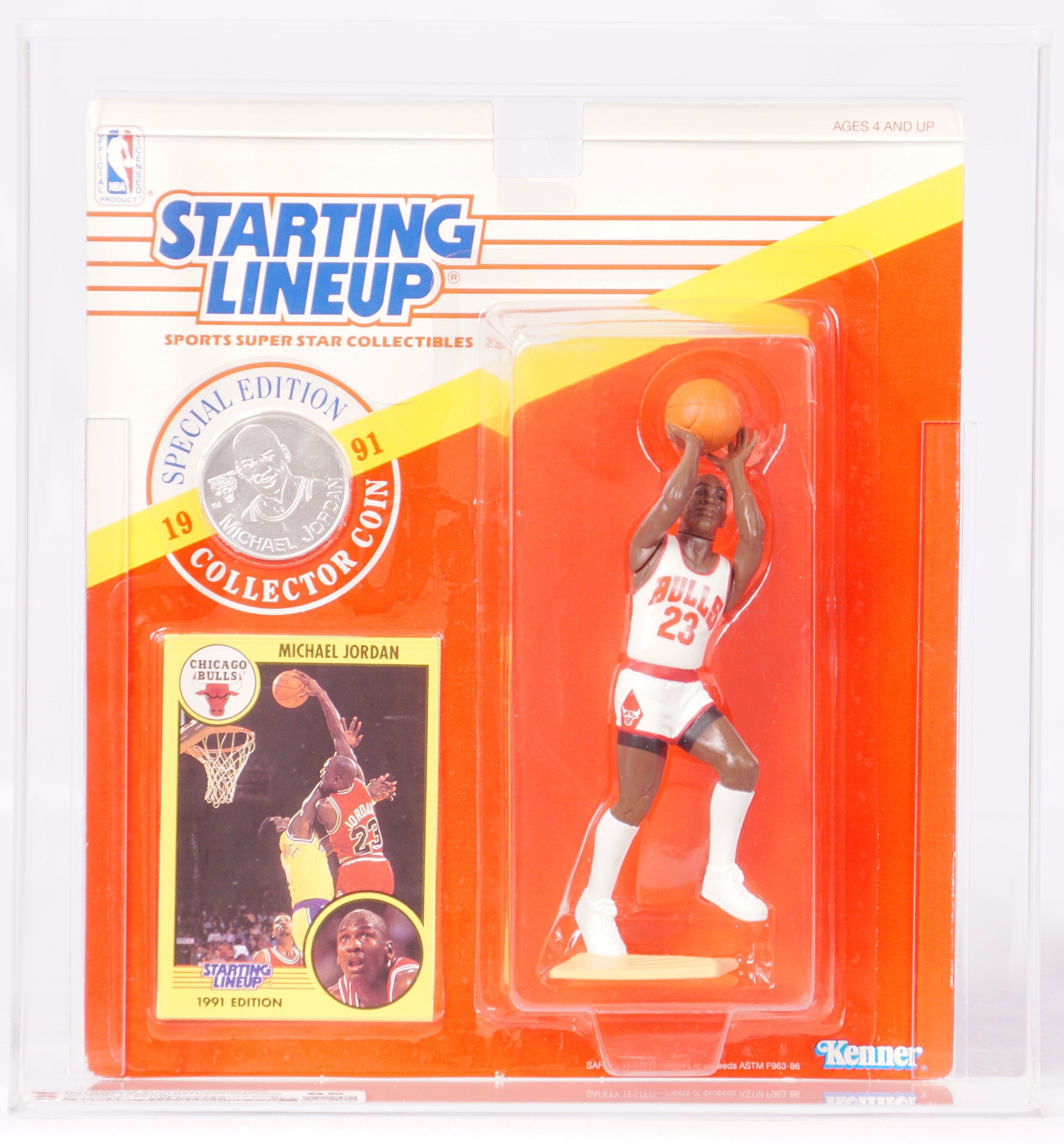 1991 Kenner Starting Lineup NBA Carded Sports Figure - Michael