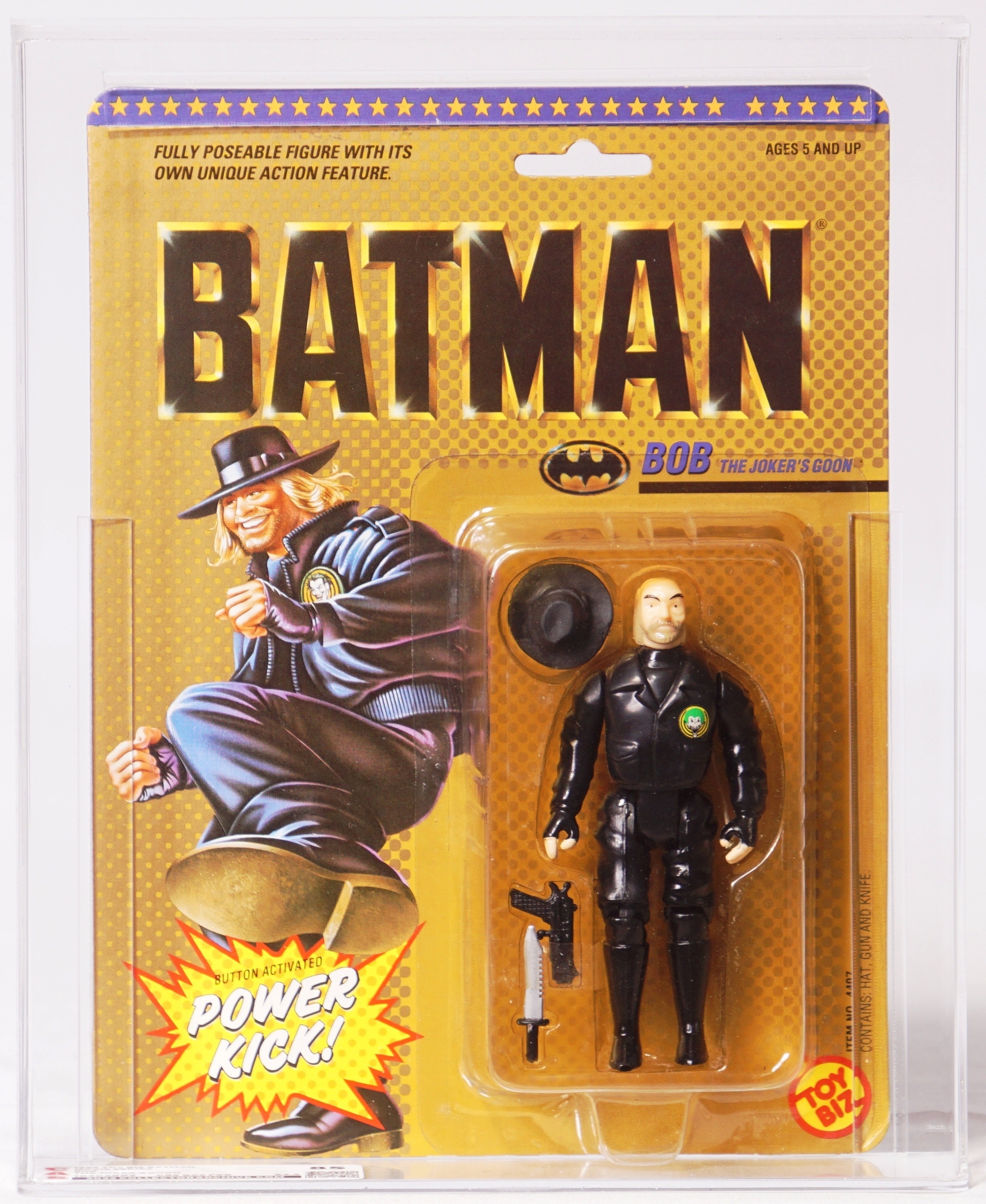 1989 Toy Biz Batman Carded Action Figure - Bob