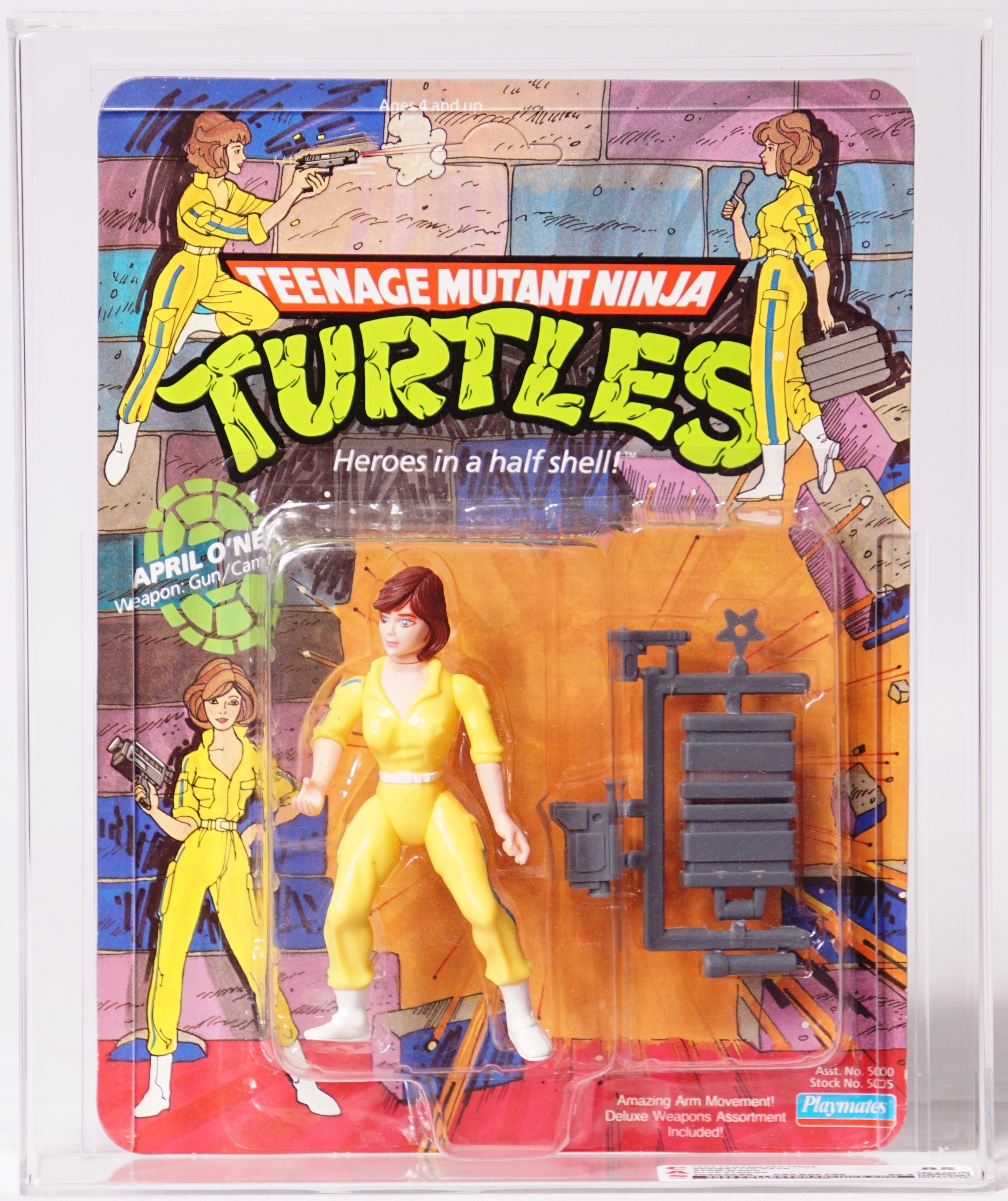 1988 Playmates Teenage Mutant Ninja Turtles Carded Action Figure ...
