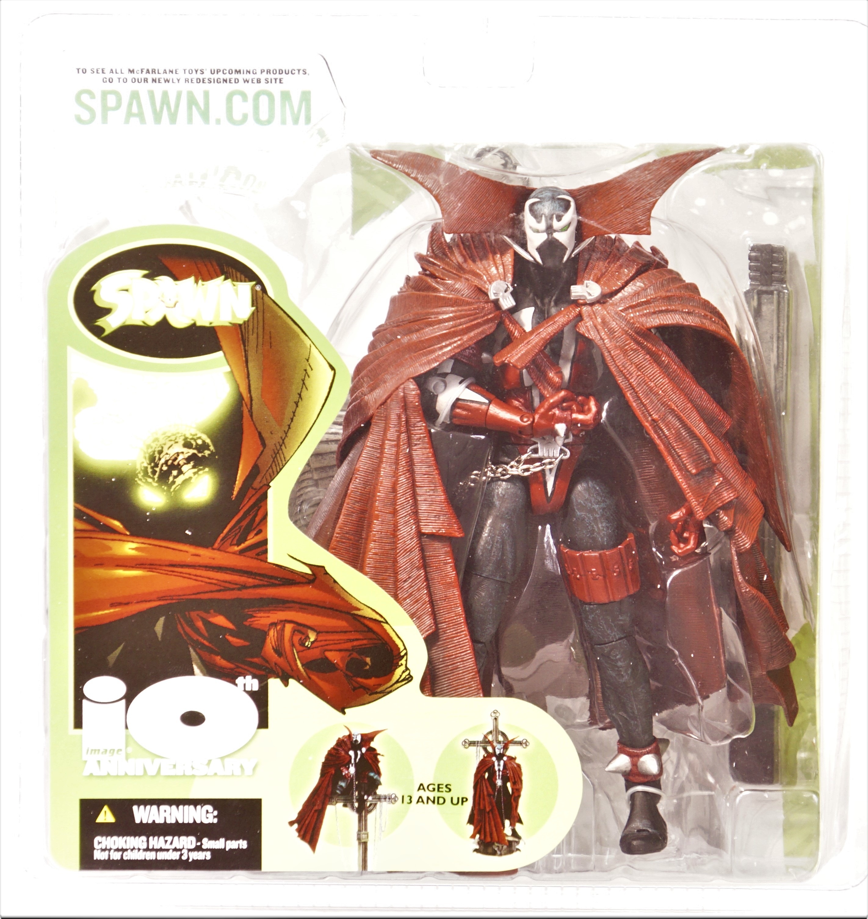 2002 McFarlane Toys Spawn Carded Action Figure - Spawn 10th Anniversary