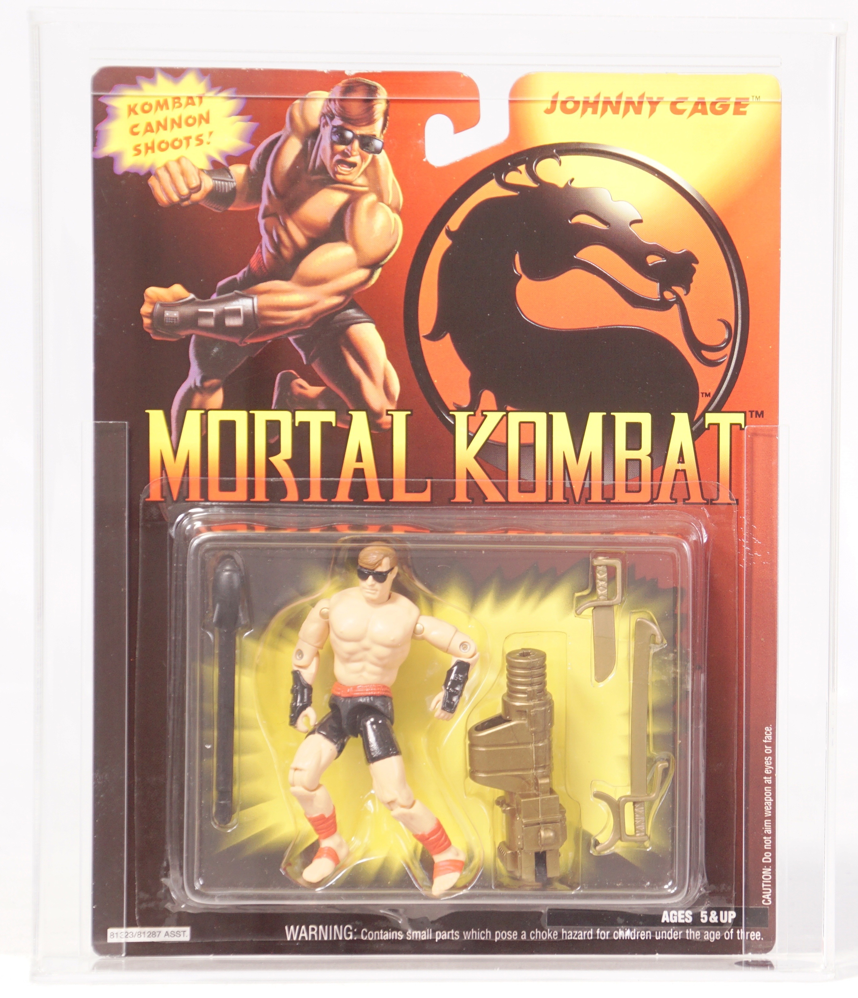 1994 Hasbro GI Joe Mortal Kombat Mail-Away Kano with Filecard (1B)
