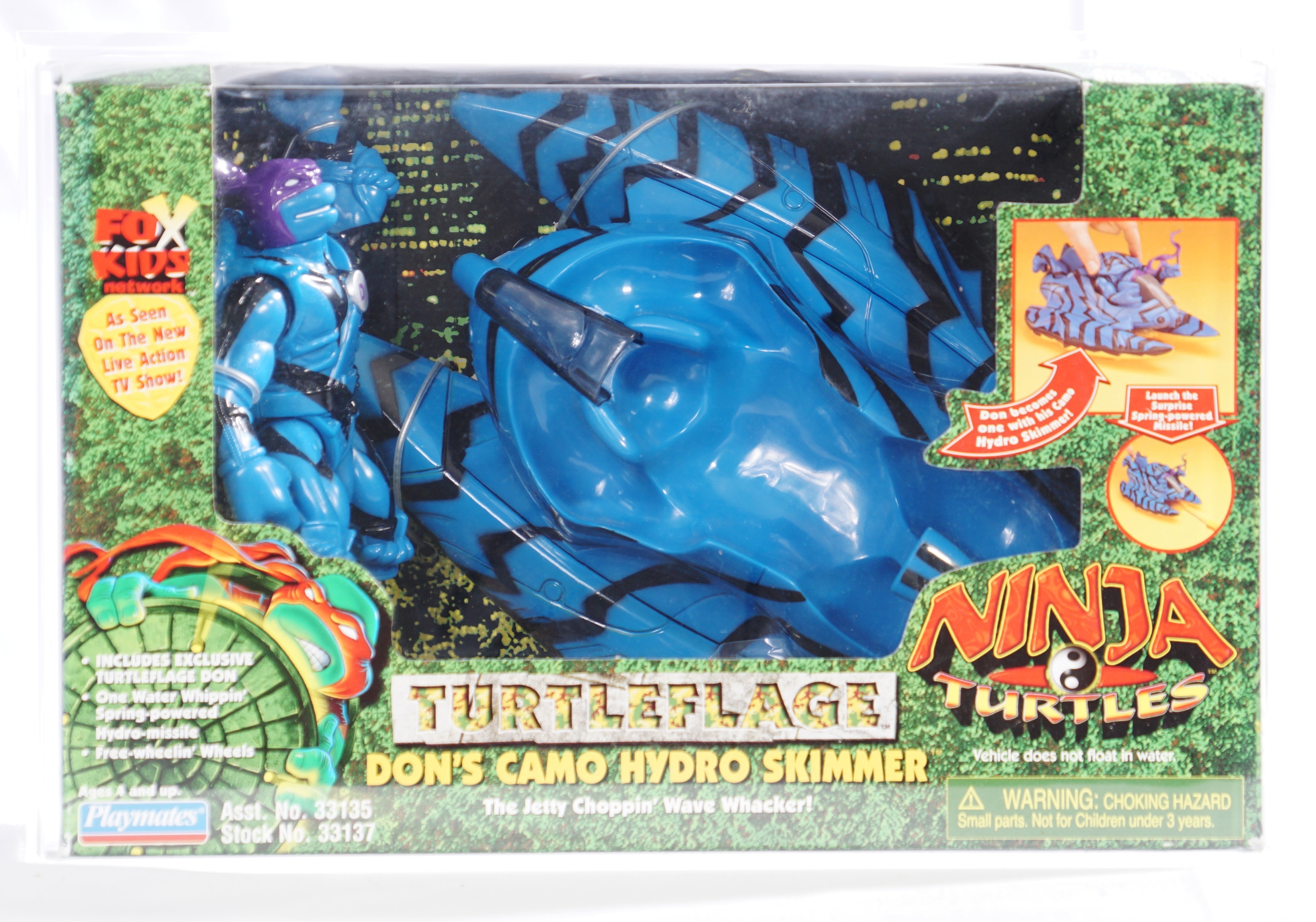 2023 Neca Reel Toys Teenage Mutant Ninja Turtles Boxed Action Figure -  Ultimate Foot Ninja (Flap Open)