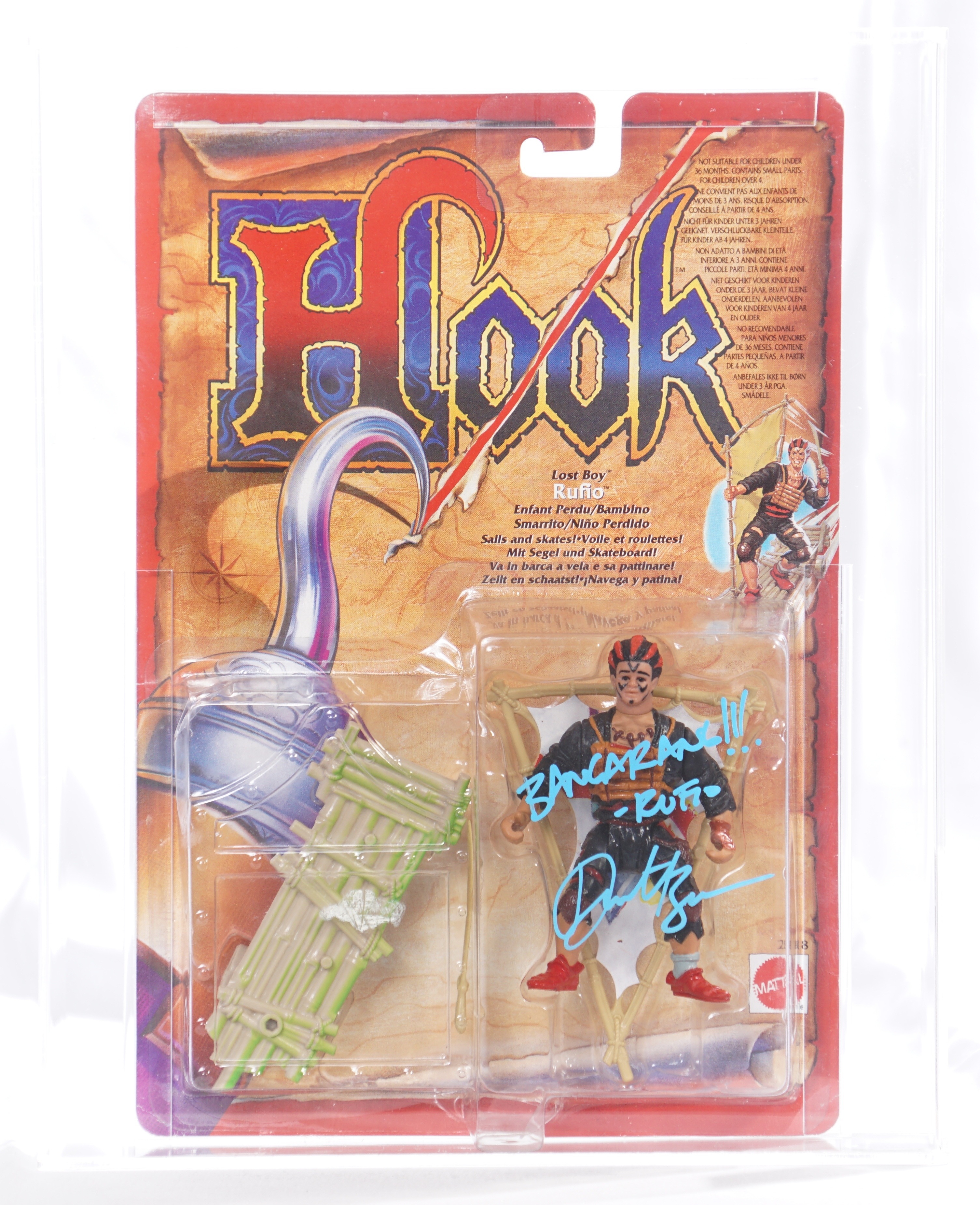 CUSTOM 1991 Mattel International Hook Carded Action Figure - Lost