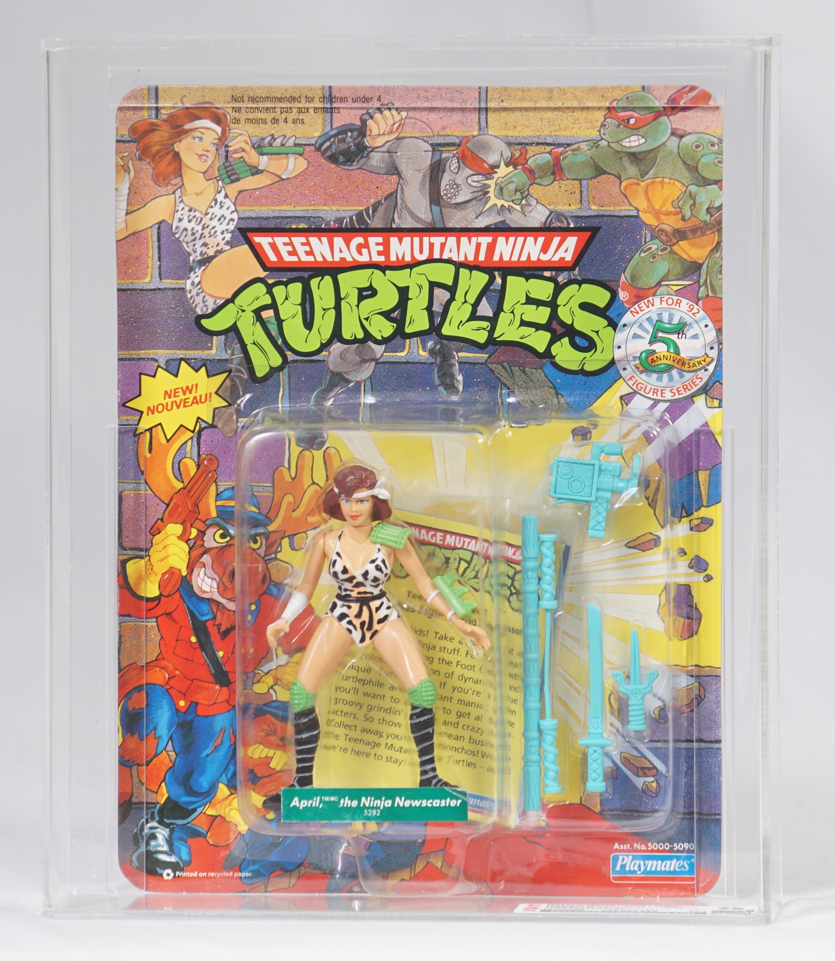 1992 Playmates Teenage Mutant Ninja Turtles Carded Action Figure - Super  Shredder