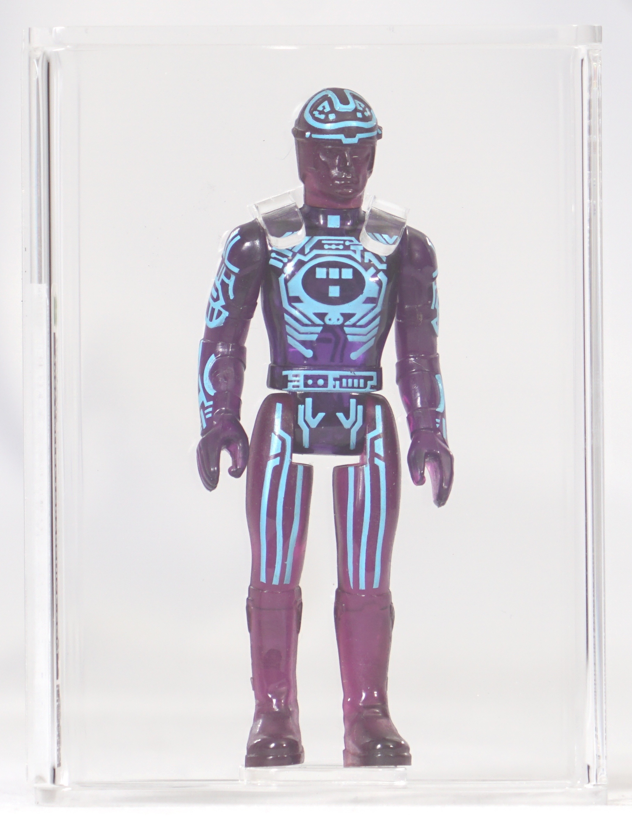 Vintage Tron purple Sark Action fashion Figure Original 1981