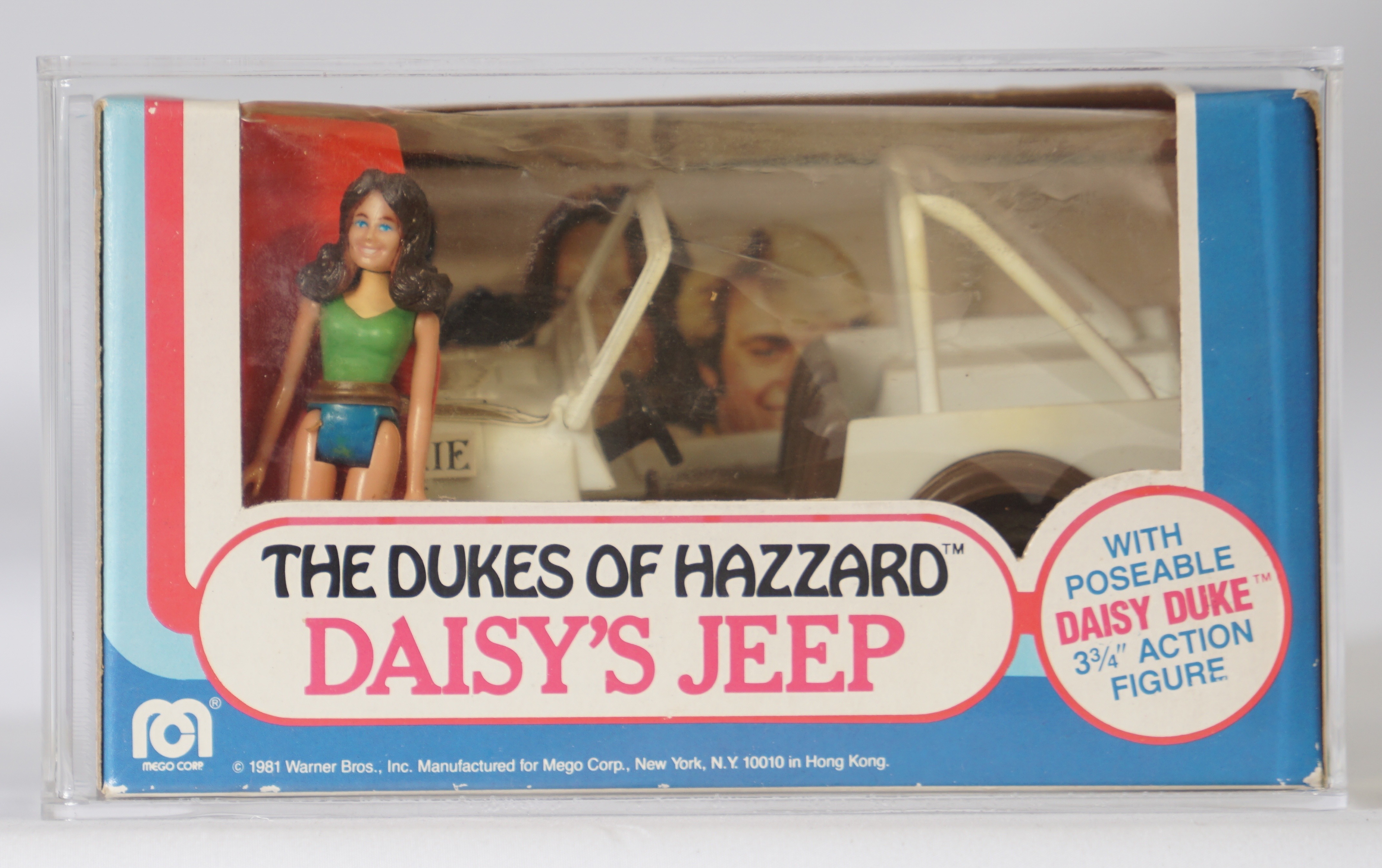 Autographed The Dukes Of Hazzard Catherine shops Bach Daisy Duke diecast jeep