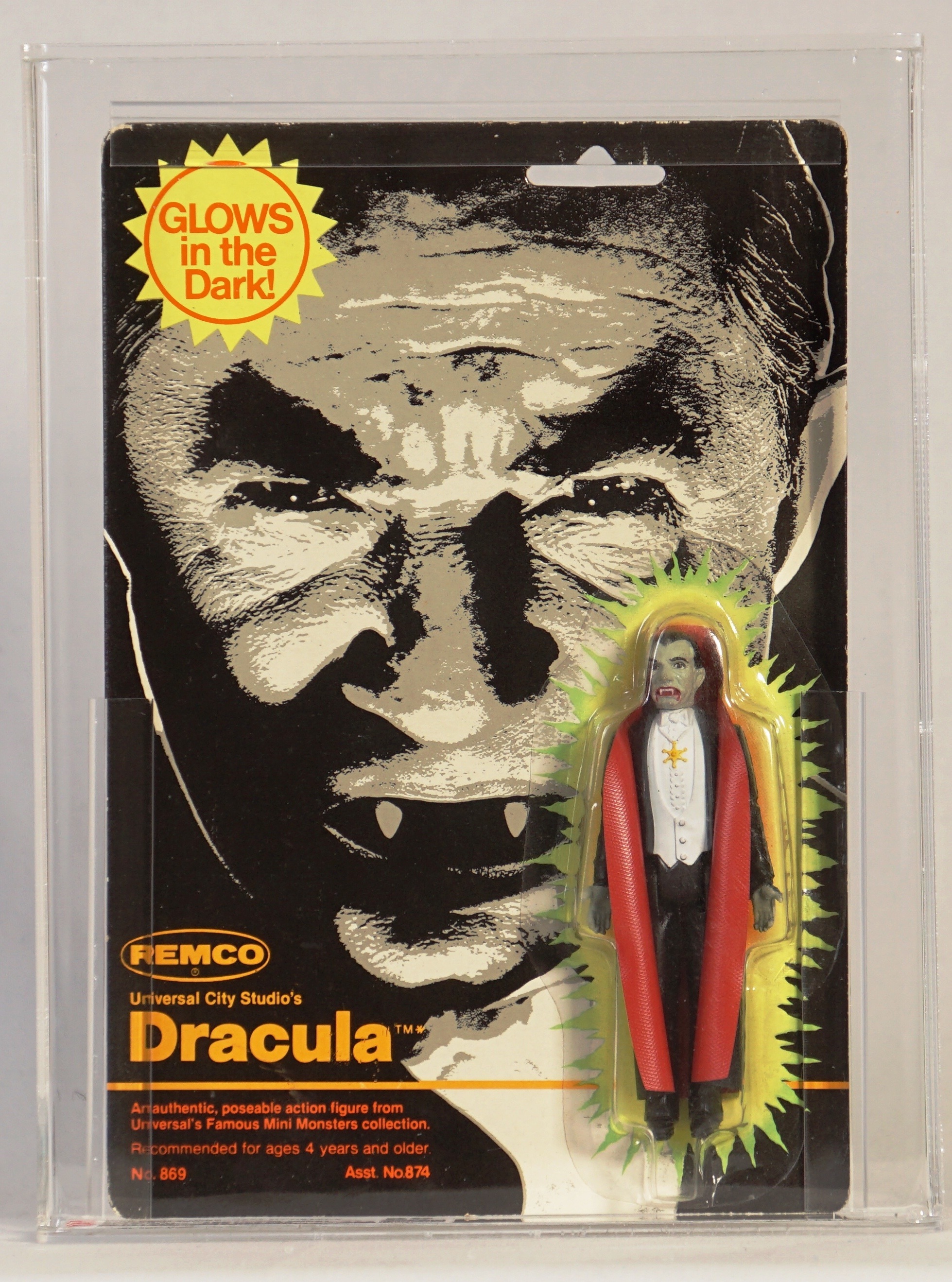 1980 Remco Universal Monsters 3-3/4 Inch Carded Action Figure