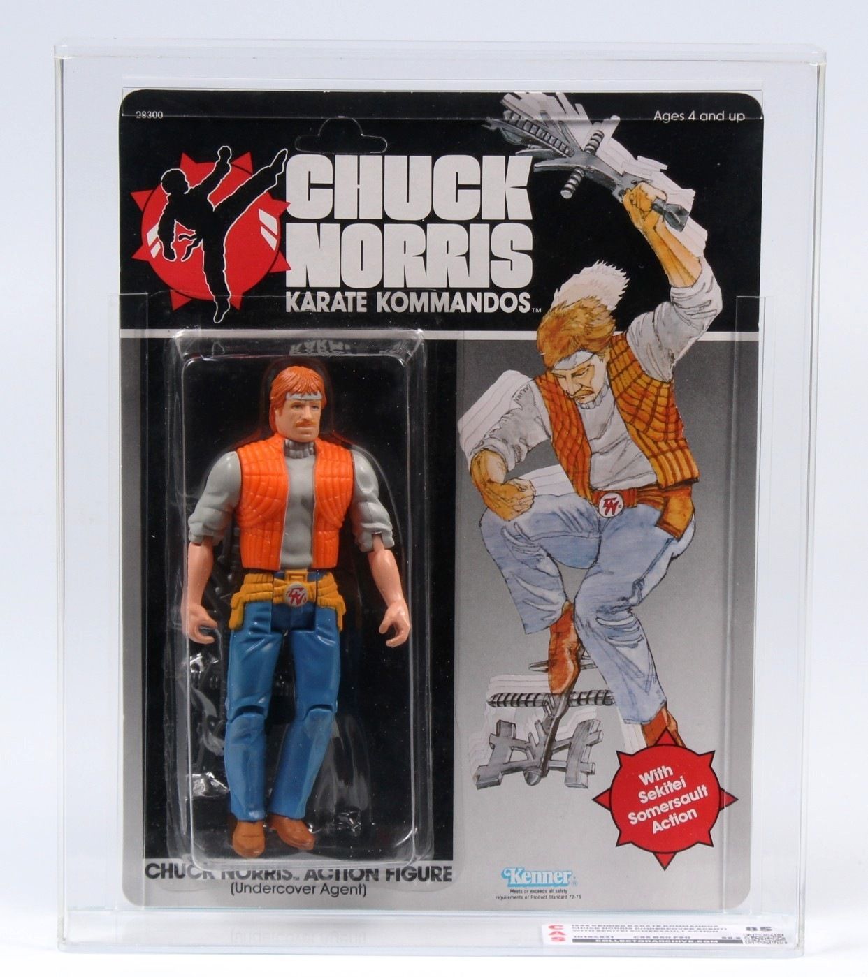 Figurine Chuck Norris Karate Kommandos - Kenner - Battle Gear - Neuve Sous Emballage