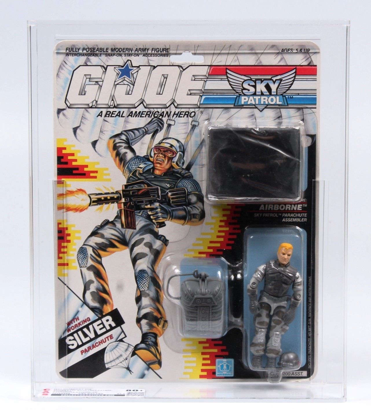 1990 Hasbro G.I. Joe Carded Action Figure - Sky Patrol Airborne
