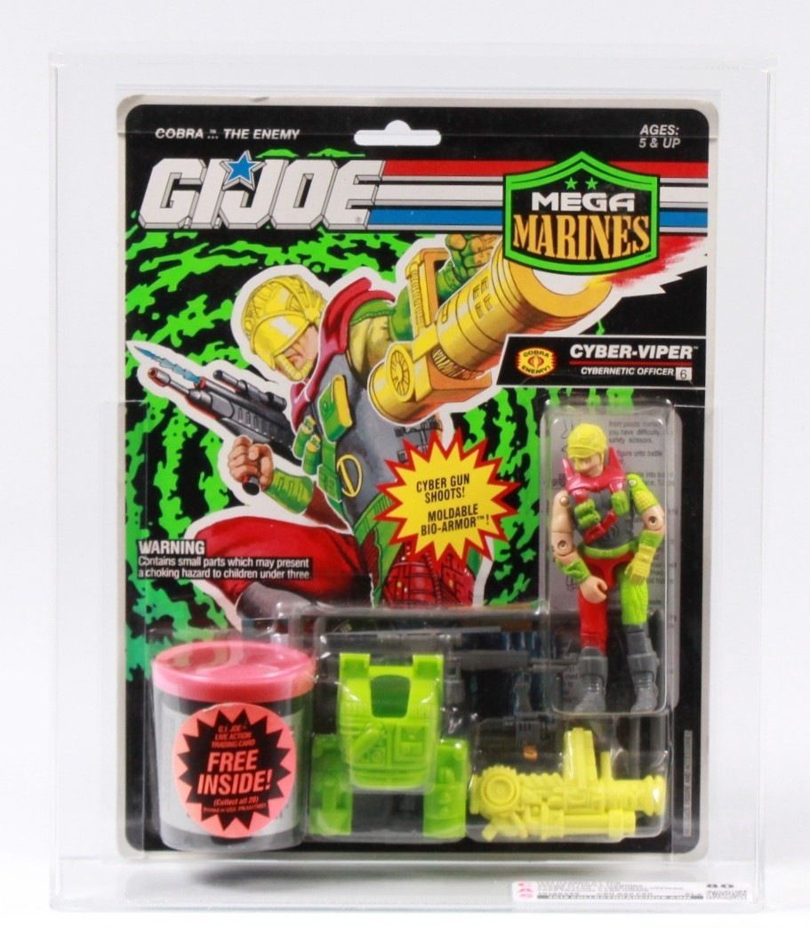 1993 Hasbro G.I. Joe Carded Action Figure - Cyber-Viper (Mega Marines)