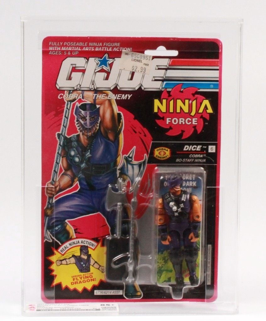 1992 Hasbro G.I. Joe Ninja Force Carded Action Figure - Dice