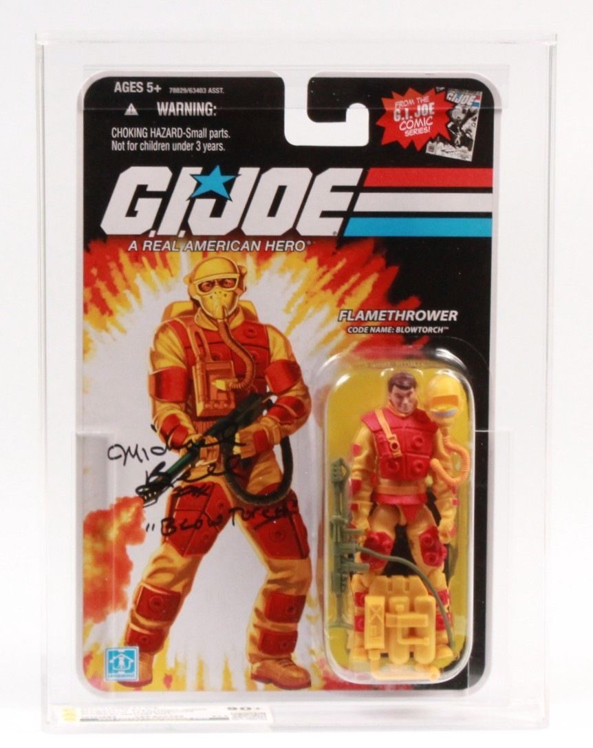 CUSTOM 2008 Hasbro G.I. Joe Carded Action Figure - Blowtorch