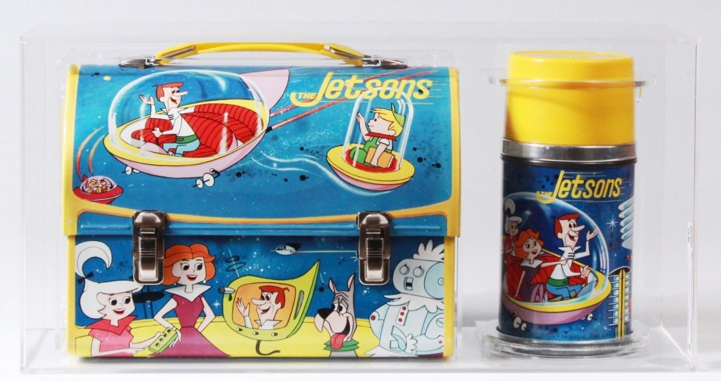 1963 Aladdin Hanna-Barbera The Jetsons Metal Domed Lunchbox & Thermos