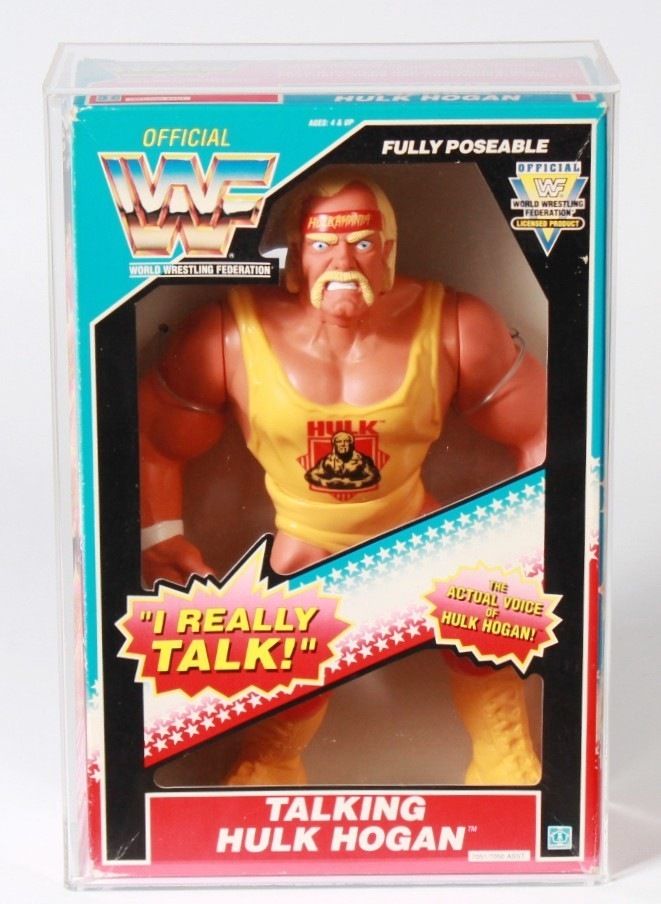 1990 Hasbro WWF Boxed 12 Inch Talking Action Figure - Hulk Hogan