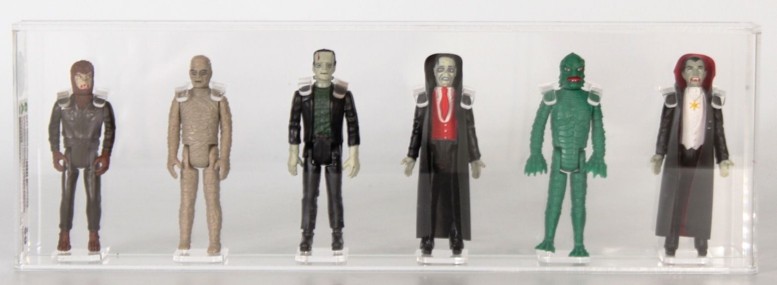 ビンテージ ユニバーサルモンスターズ　1980s remco 4体セット　未開封 CUSTOM 1980 Remco Universal Monsters 3-3/4 Inch Loose Action