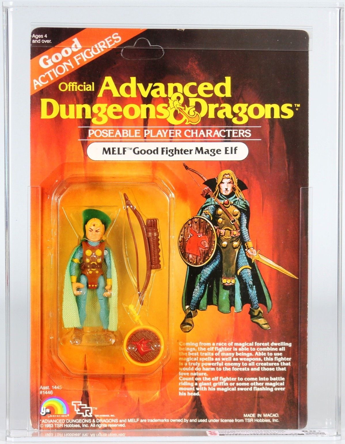 1983 LJN Advanced Dungeons and Dragons Carded Action Figure - Melf