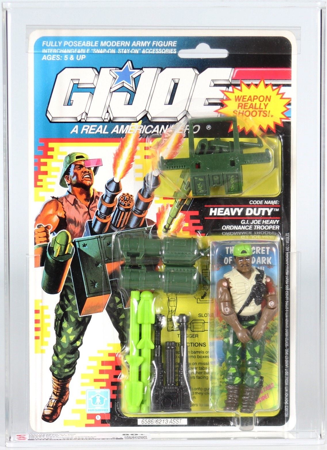 1991 Hasbro G.I. Joe Carded Action Figure - Heavy Duty