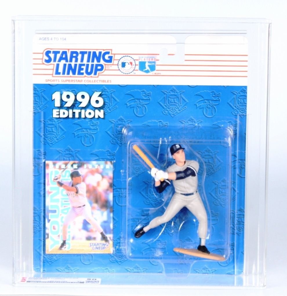 1996 Kenner Starting Lineup MLB Carded Sports Figure - Derek Jeter