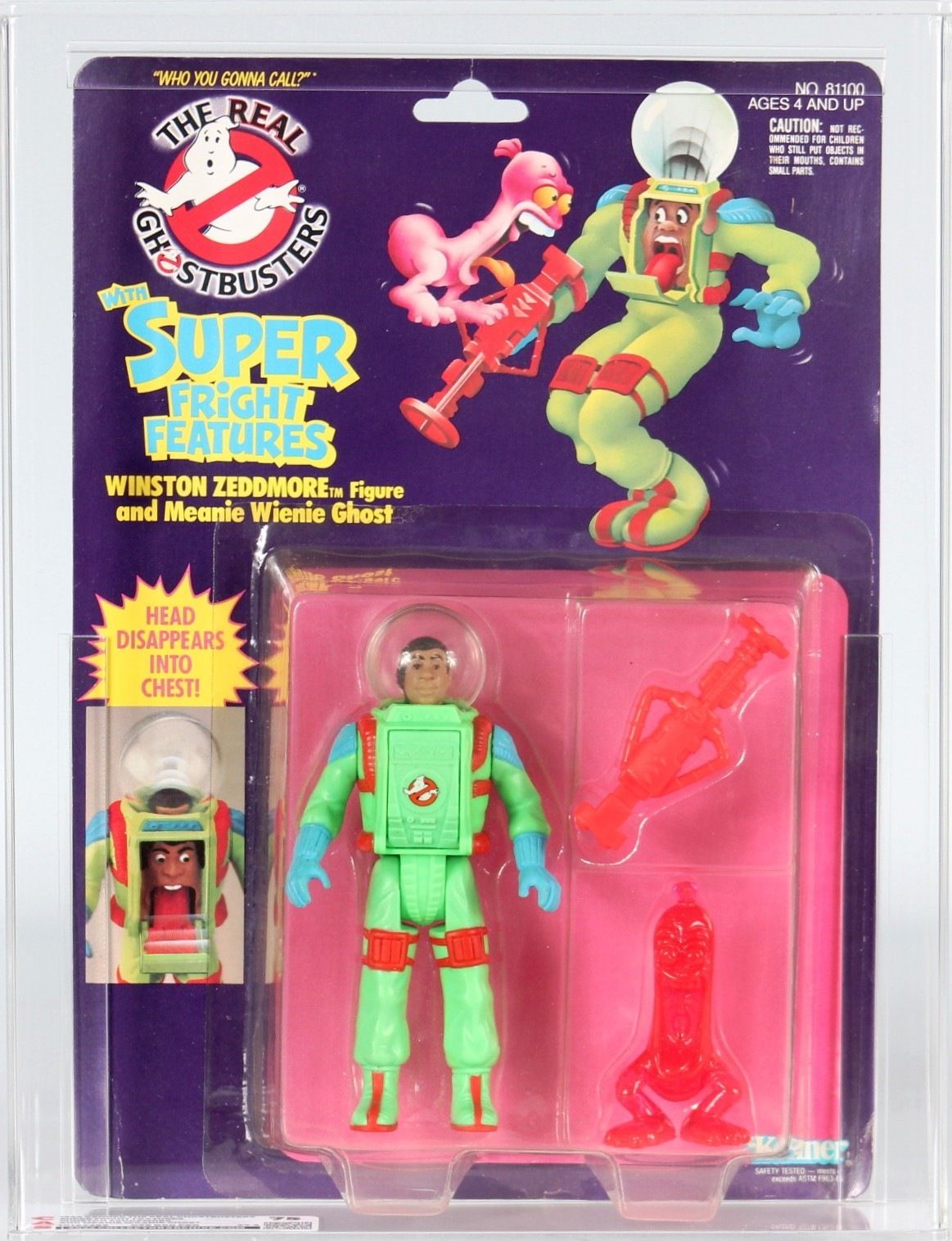 ウメ太郎 1986 Kenner The Real Ghostbusters Carded Action Figure - Super