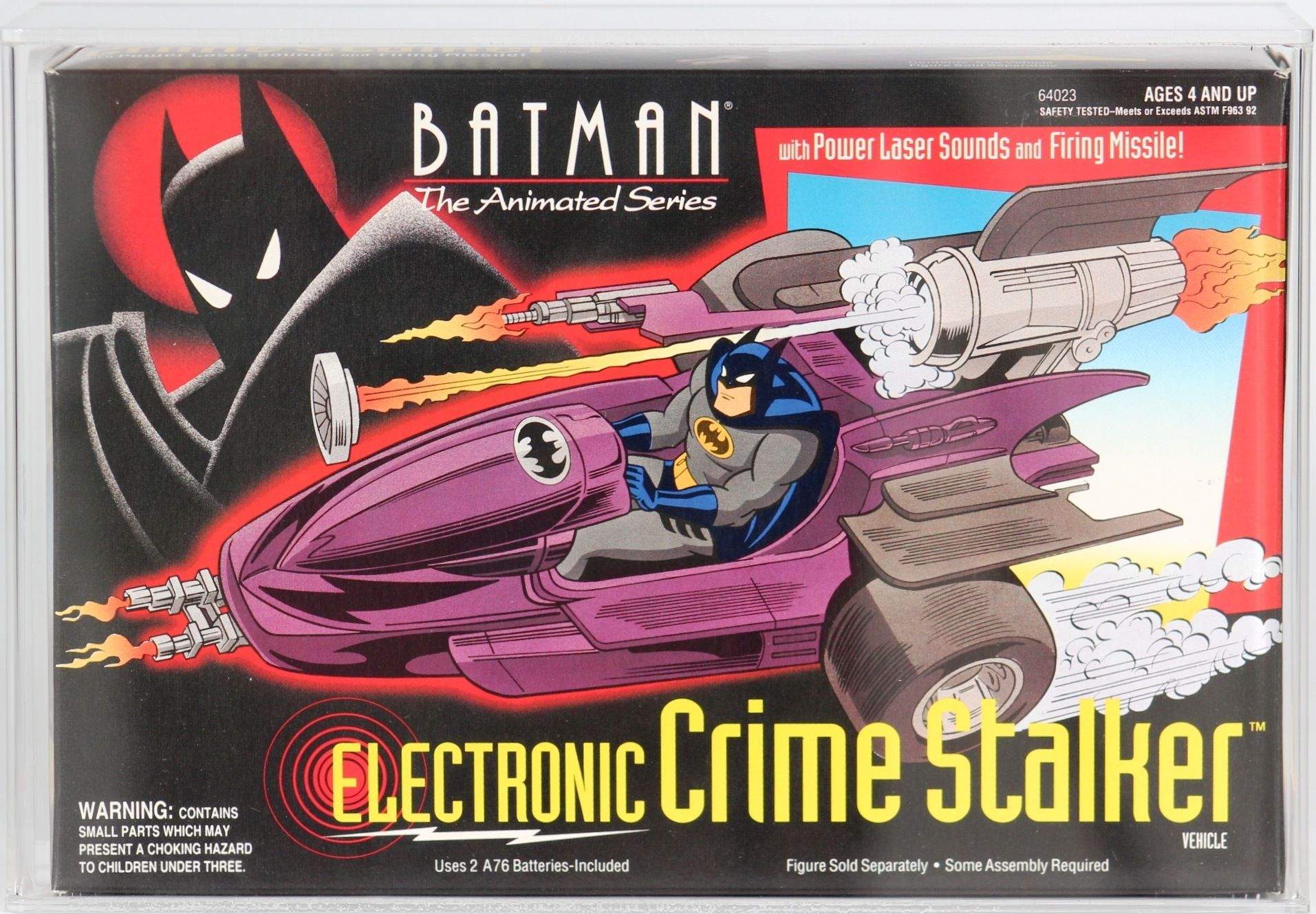 バットマン　フィギュア　Batman　Batmobile　ケナー 1993年 Vintage 1993 Tonka Kenner Batman the Animated Series Batmobile Jet