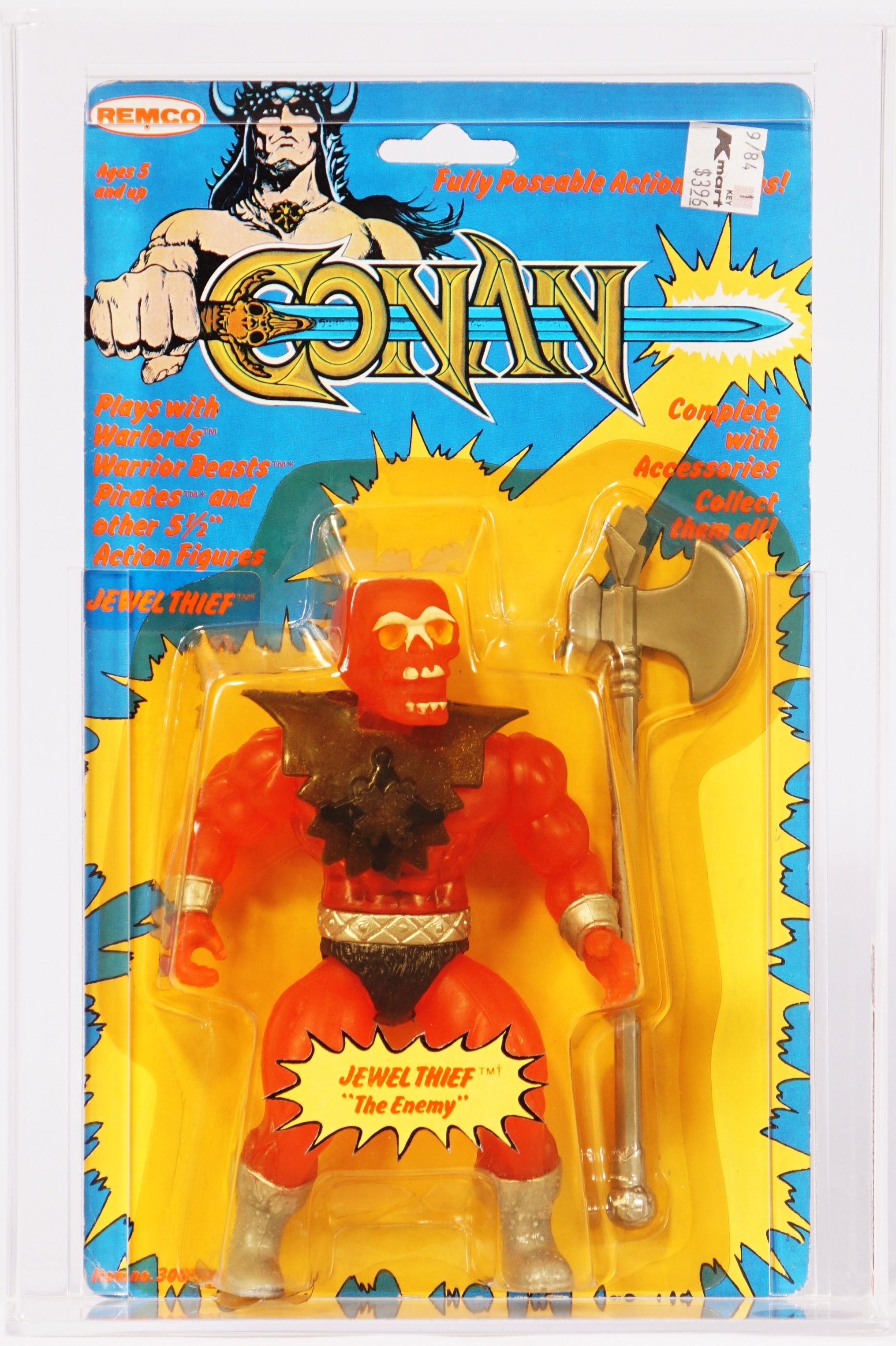 1984 Remco Conan Carded Action Figure - Jewel Thief