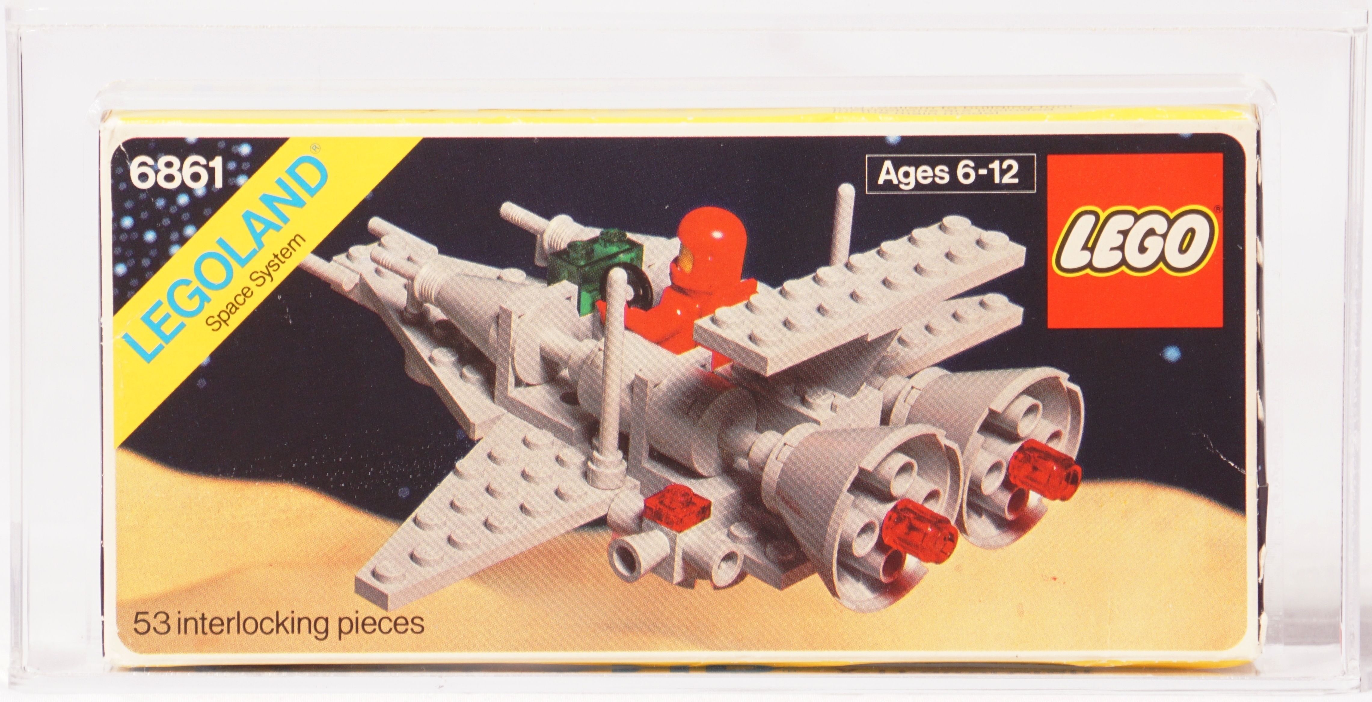 1980 LEGO Boxed Legoland Space System #6861 X-1 Patrol Craft