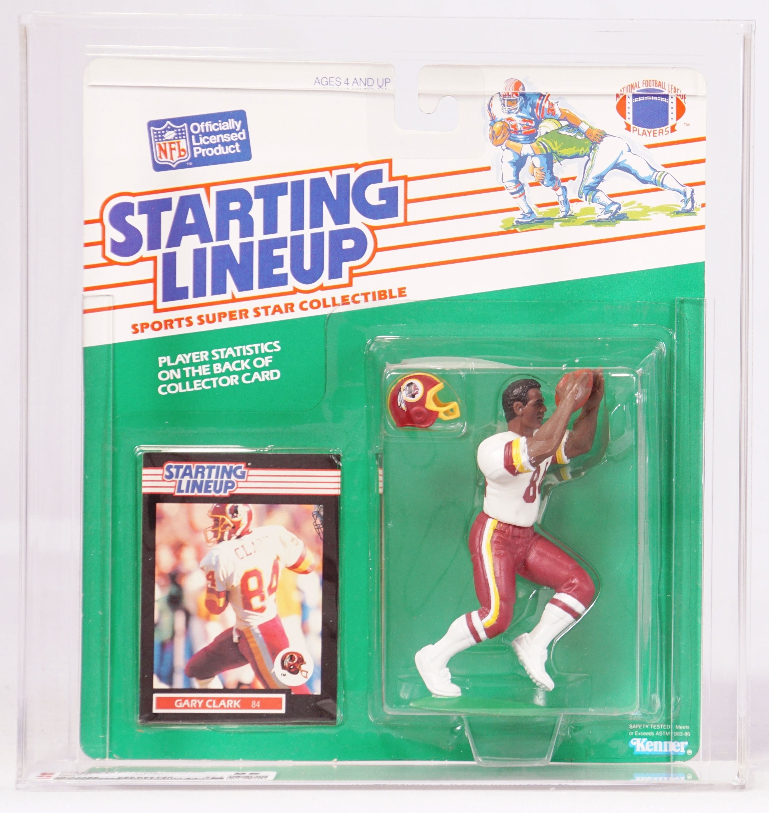 1989 Kenner Starting Lineup NFL Carded Sports Figure - Gary Clark