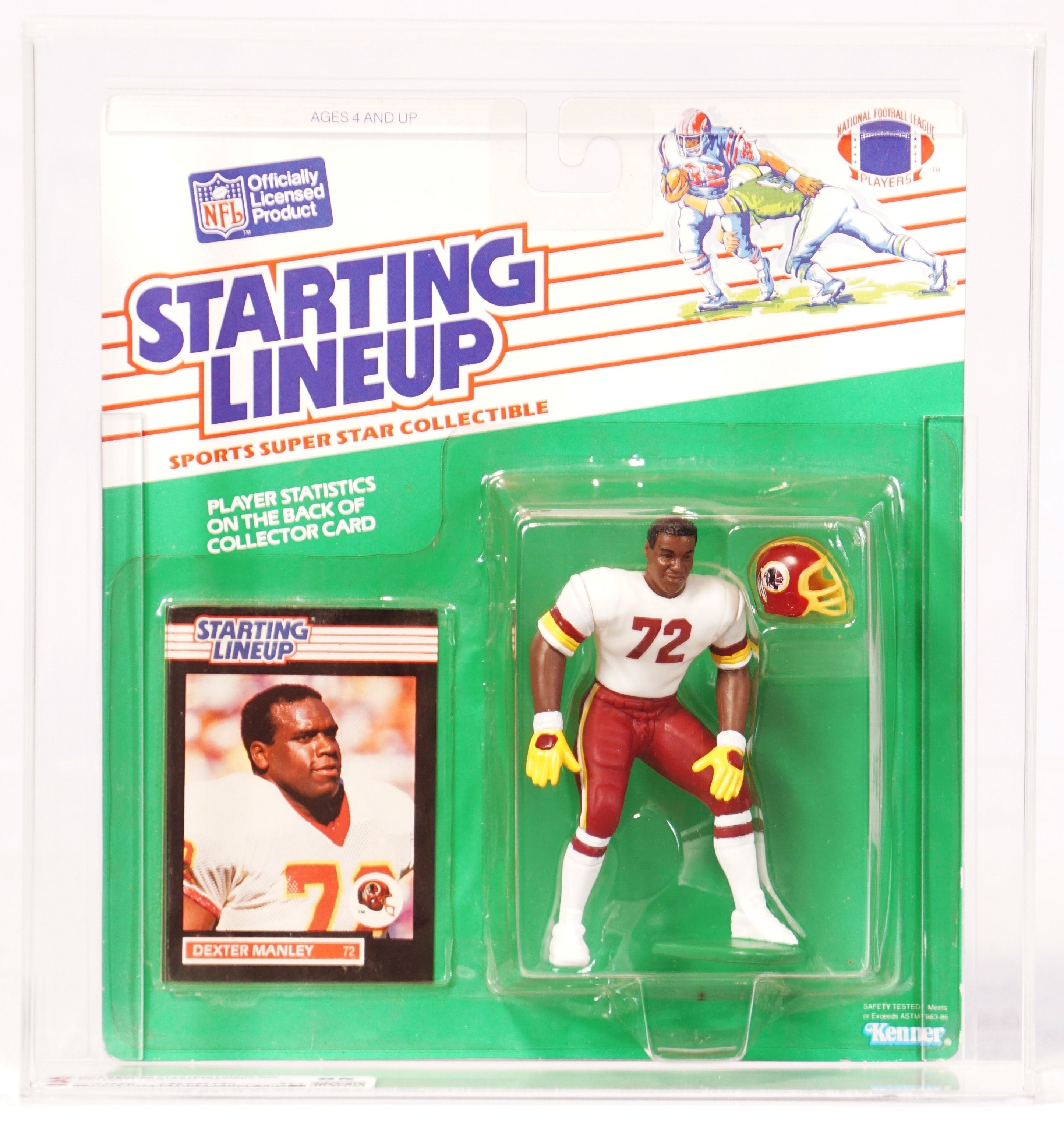 1989 Kenner Starting Lineup NFL Carded Sports Figure - Dexter Manley