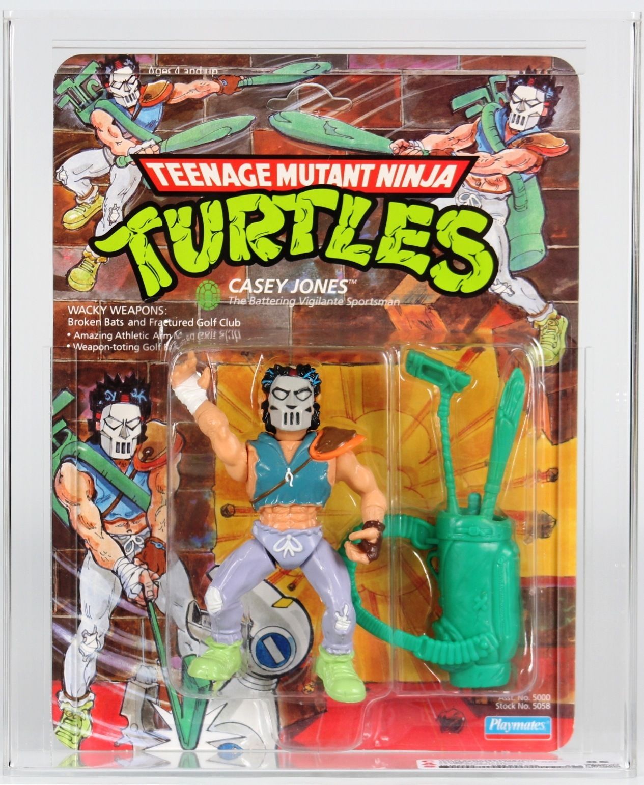 1991 Playmates Teenage Mutant Ninja Turtles Carded Action Figure