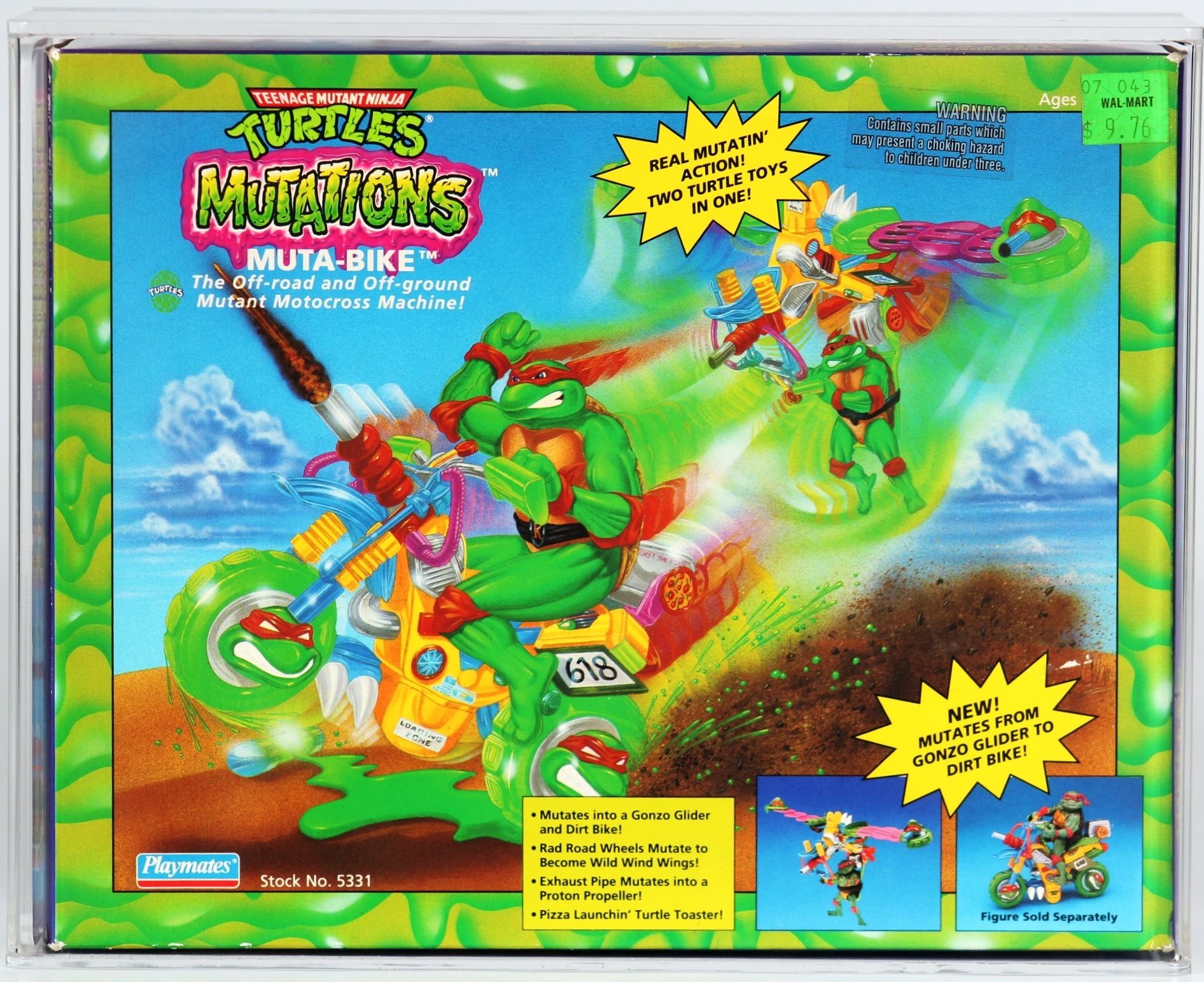 1992 Playmates Teenage Mutant Ninja Turtles Mutations Boxed