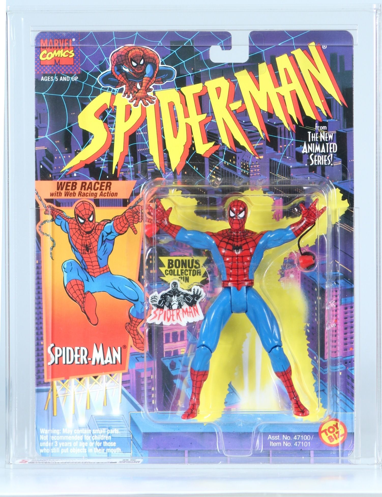 SPIDER-MAN 90s TOY BIZ スパイダーマン トイビズ 1990 Toy Biz Marvel Super Heroes Amazing Spiderman with Web
