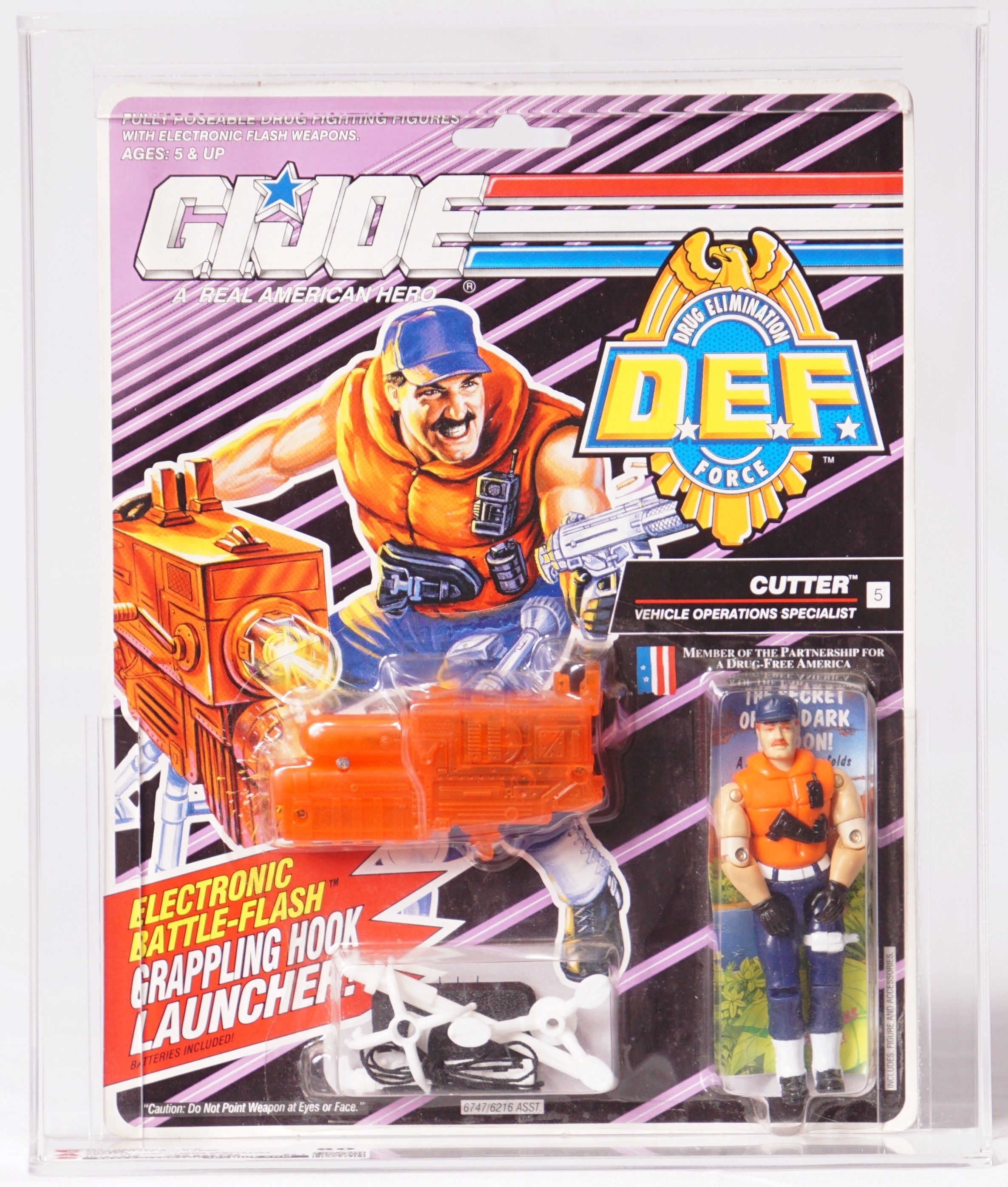 Giジョー　HASBRO 1992 Hasbro G.I. Joe Carded DEF Action Figure - Cutter