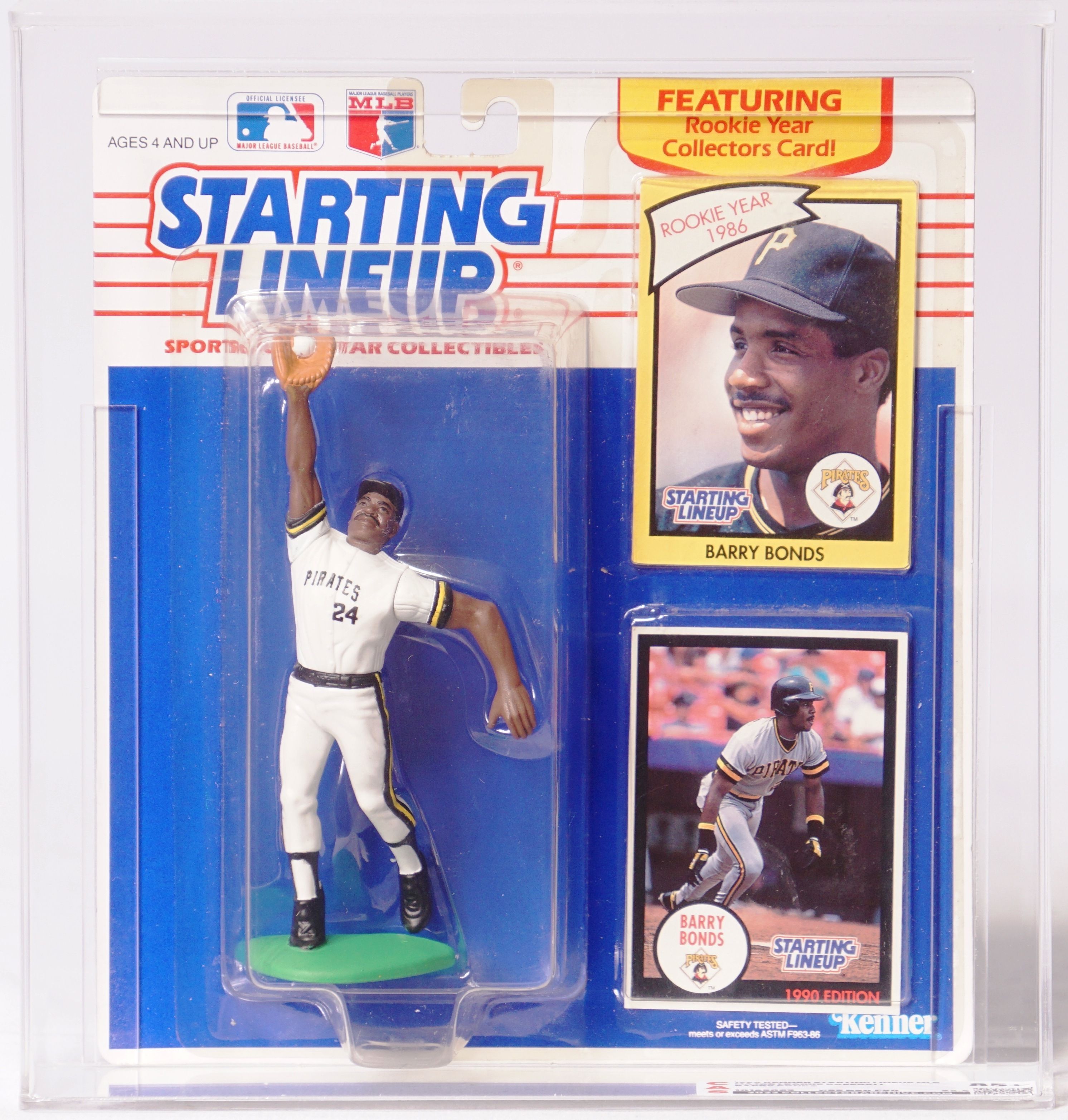 1990 Kenner Starting Lineup MLB Carded Sports Figure - Barry Bonds
