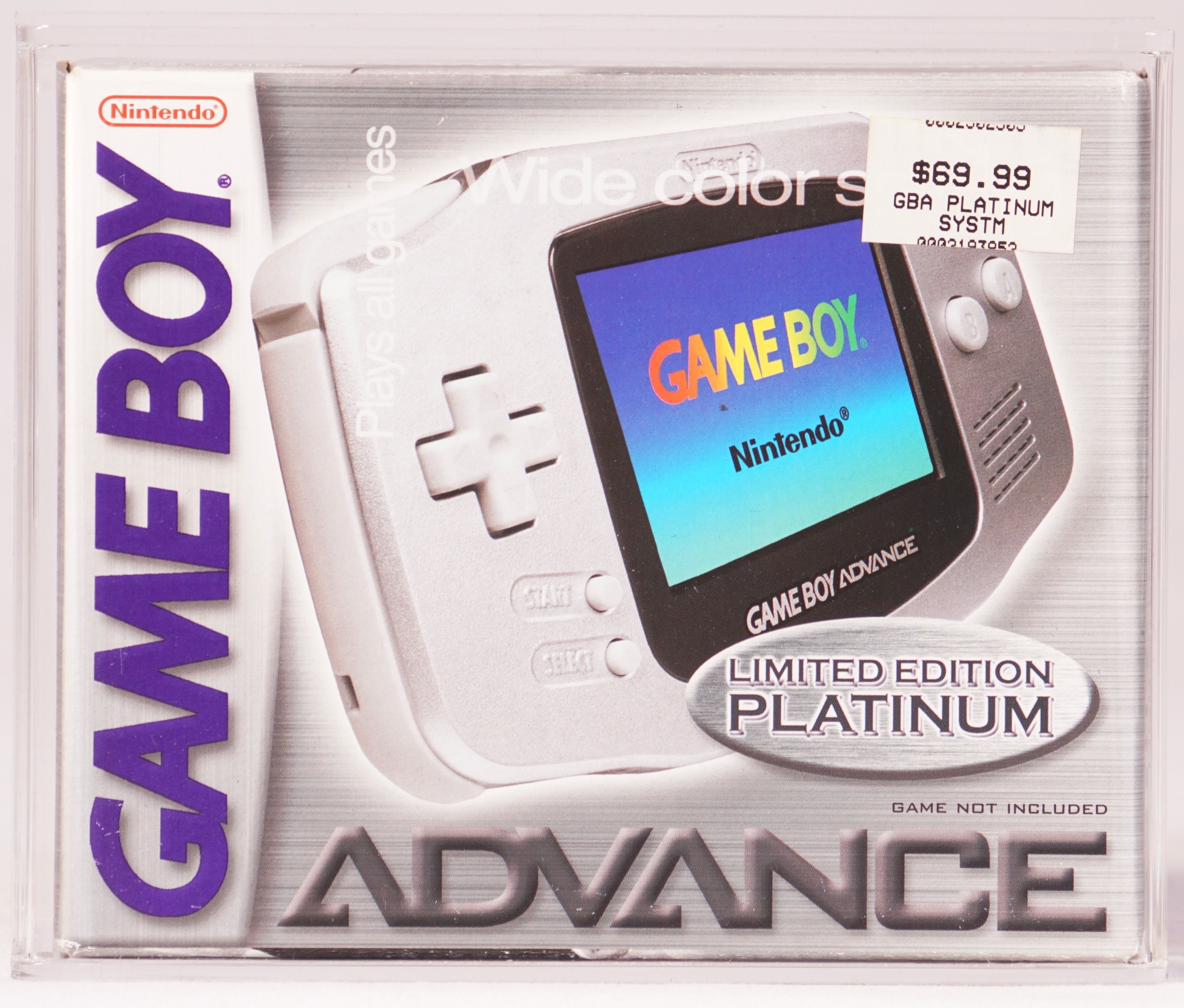 2002 Nintendo Game Boy Advance Sealed Video Game Console (Limited