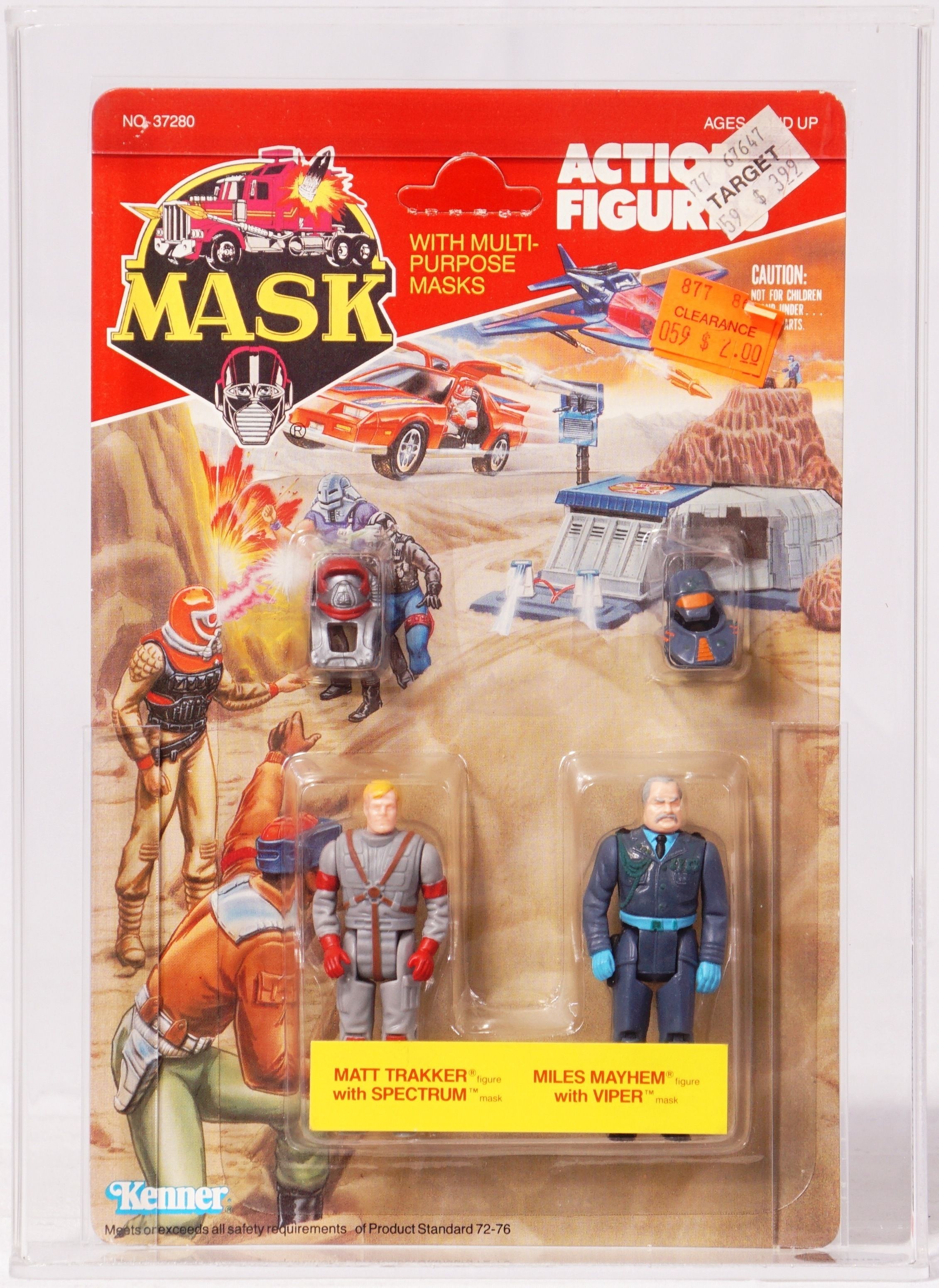 1986 Kenner MASK 2-Pack Carded Action Figures - Matt Trakker