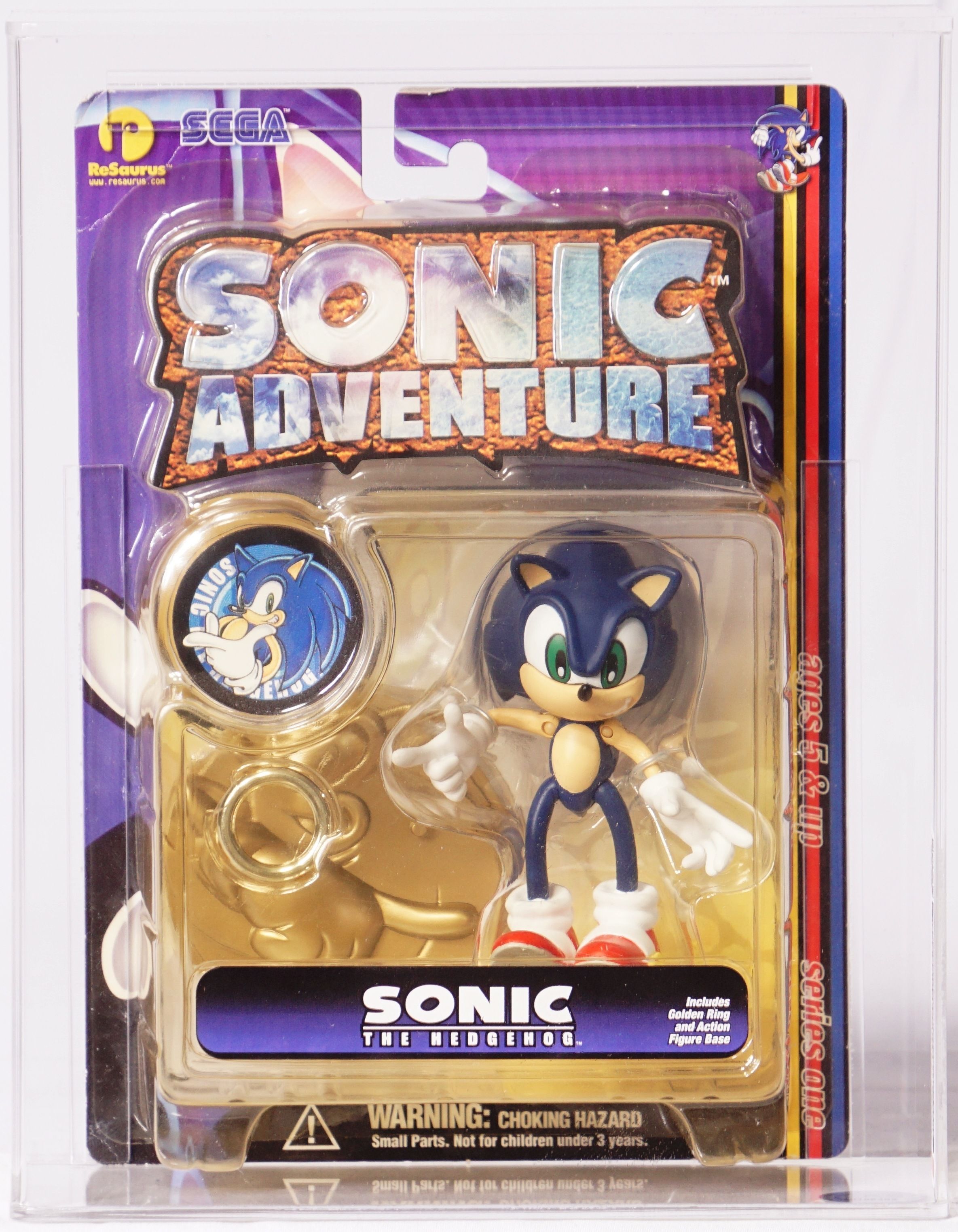 1999 Sega/ReSaurus Sonic Adventures Carded Action Figure - Sonic