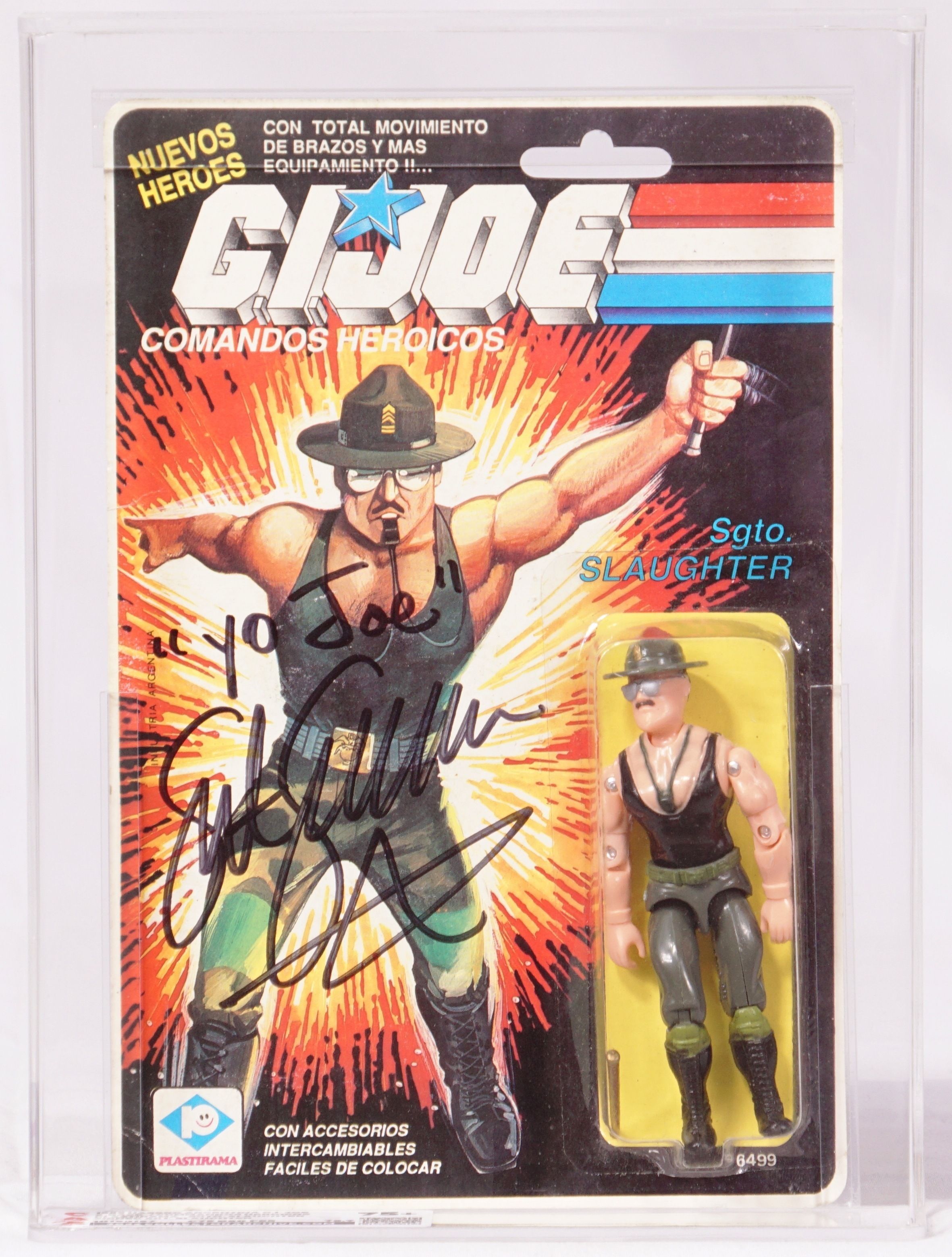 CUSTOM 1986 Hasbro Argentina Plastirama G.I. Joe Carded Action