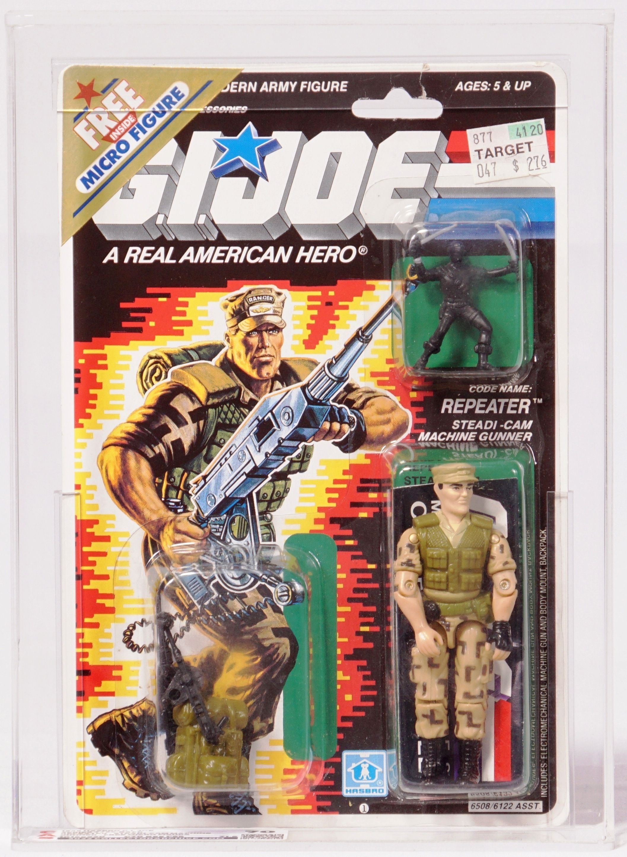 1988 Hasbro G.I. Joe Carded Action Figure - Repeater