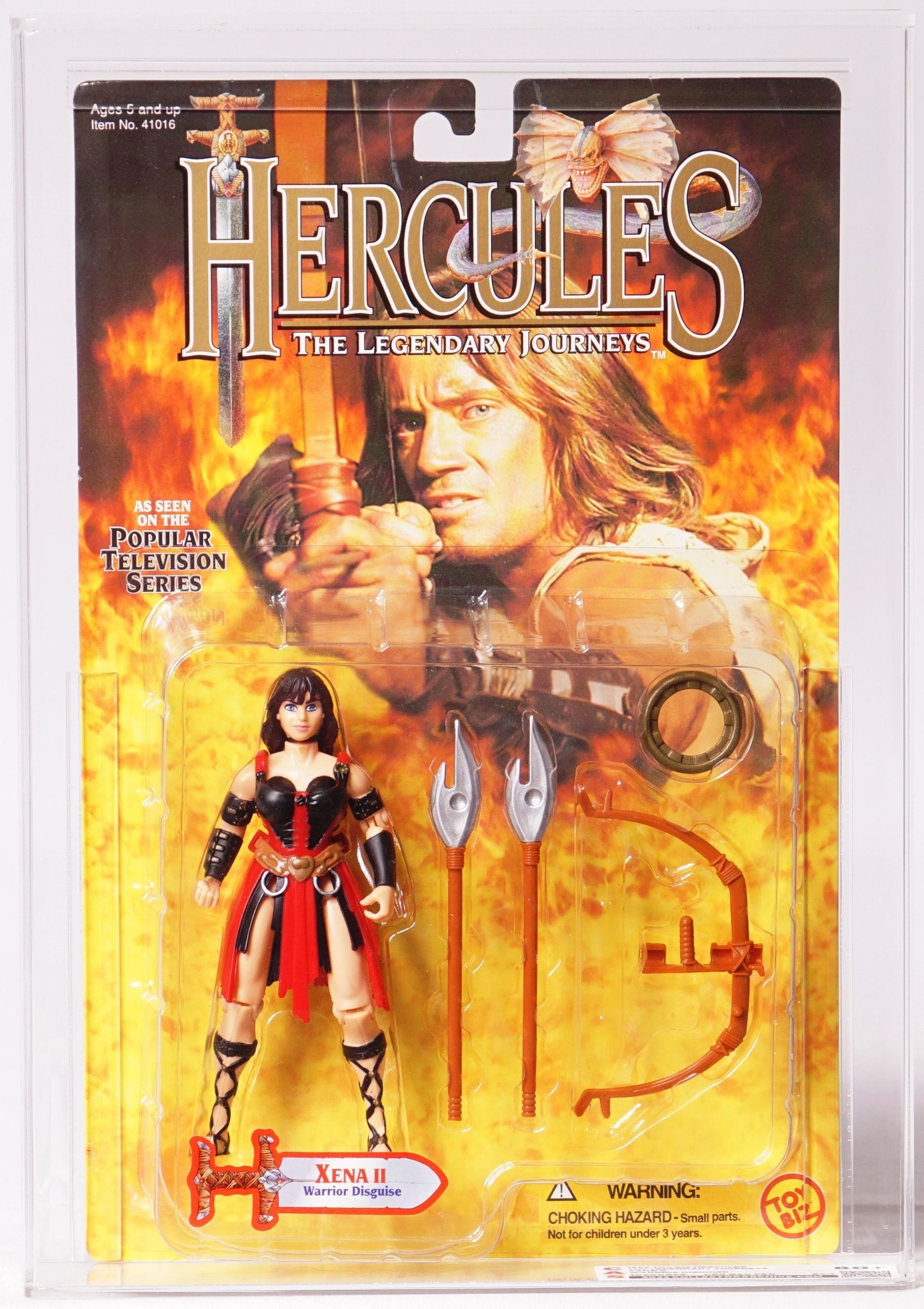 1996 Toy Biz Hercules Carded Action Figure - Xena II (Warrior