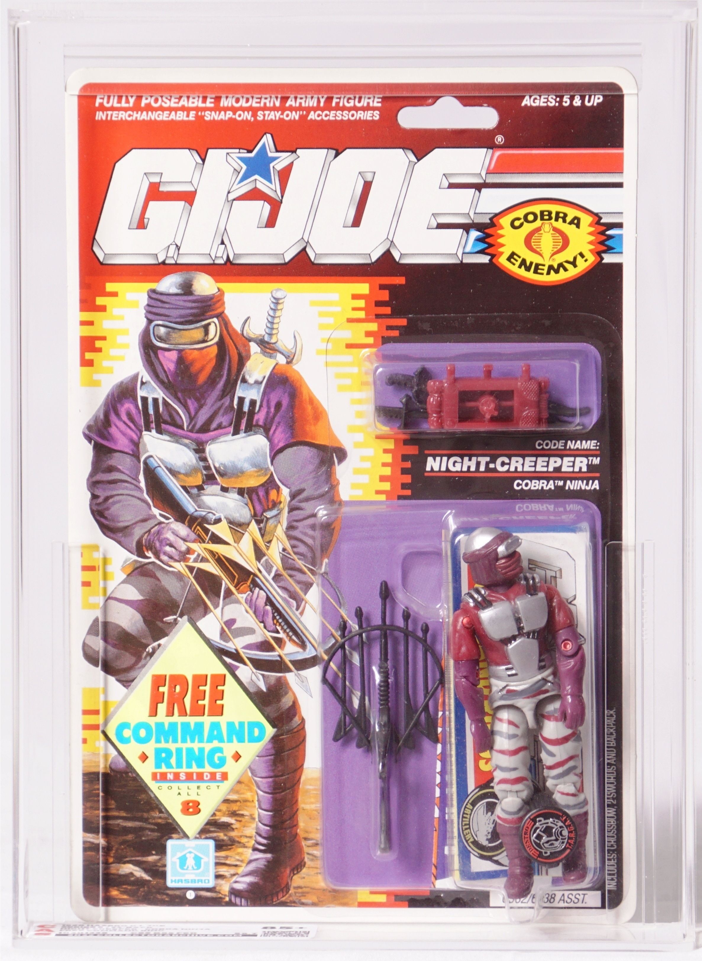 1990 Hasbro G.I. Joe Carded Action Figure - Night Creeper