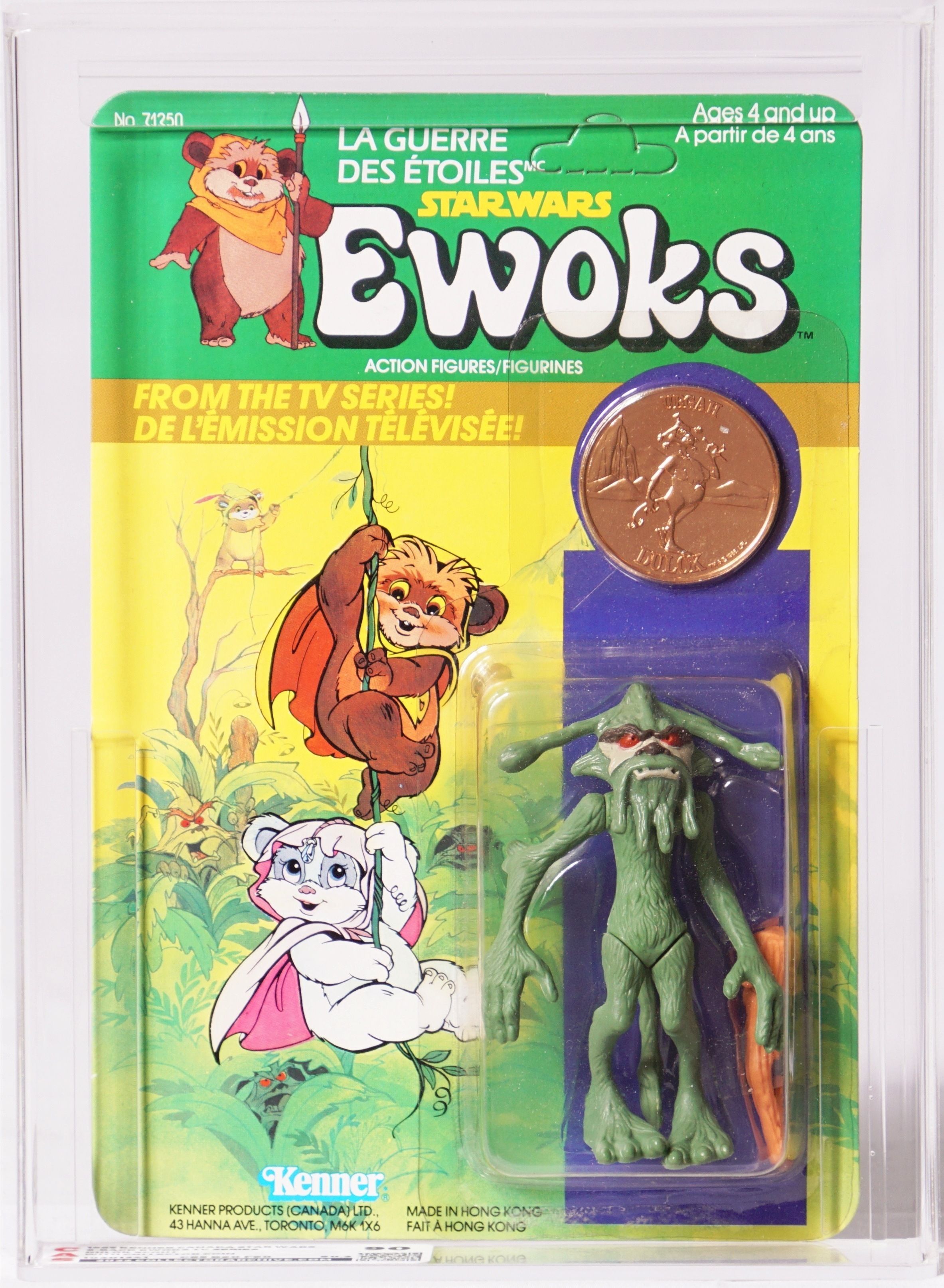 Star Wars Kenner Canada Carded Action Figure - Ewoks Dulok Scout