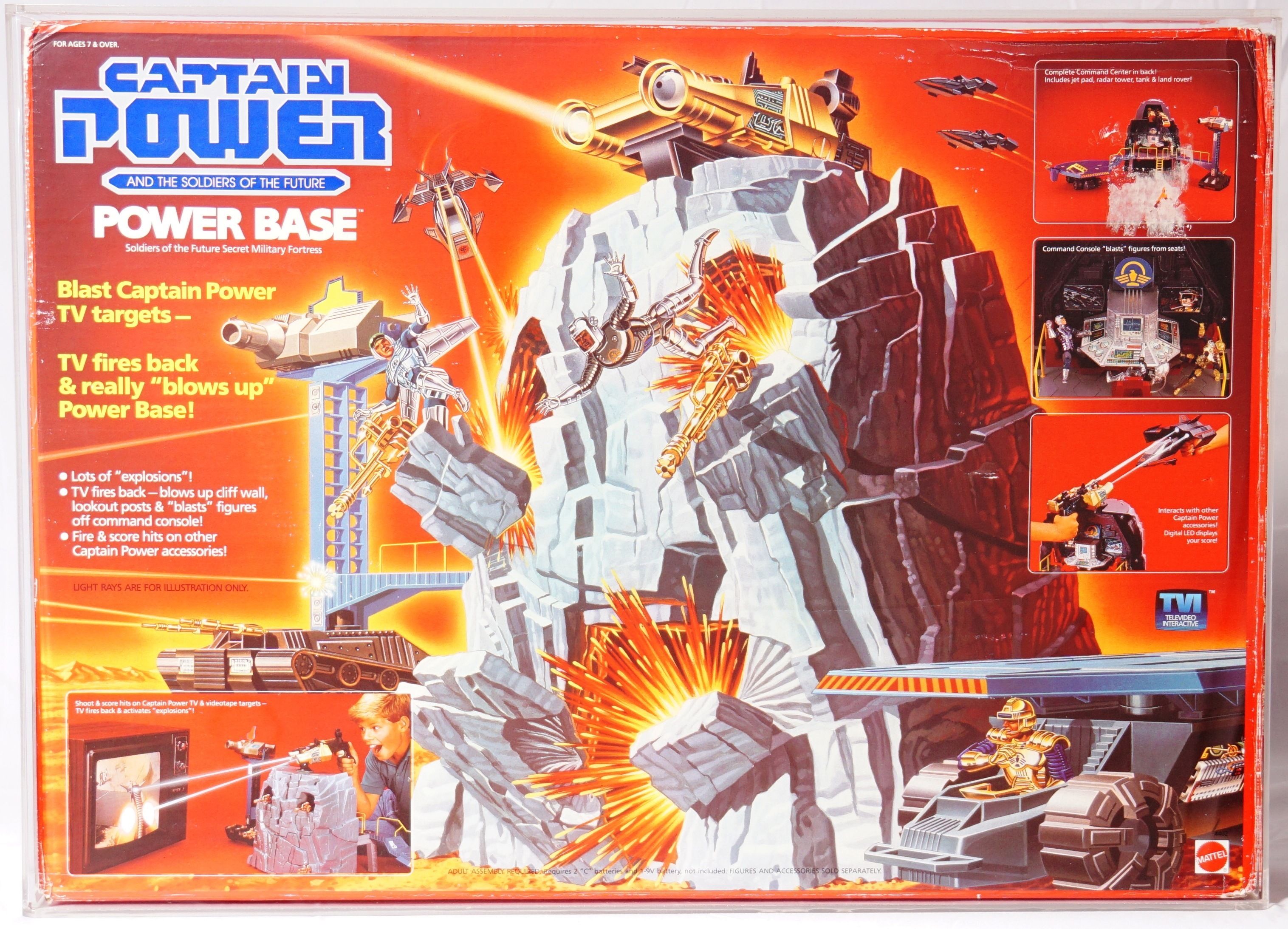 1987 Mattel Captain Power Boxed Playset - Power Base Set