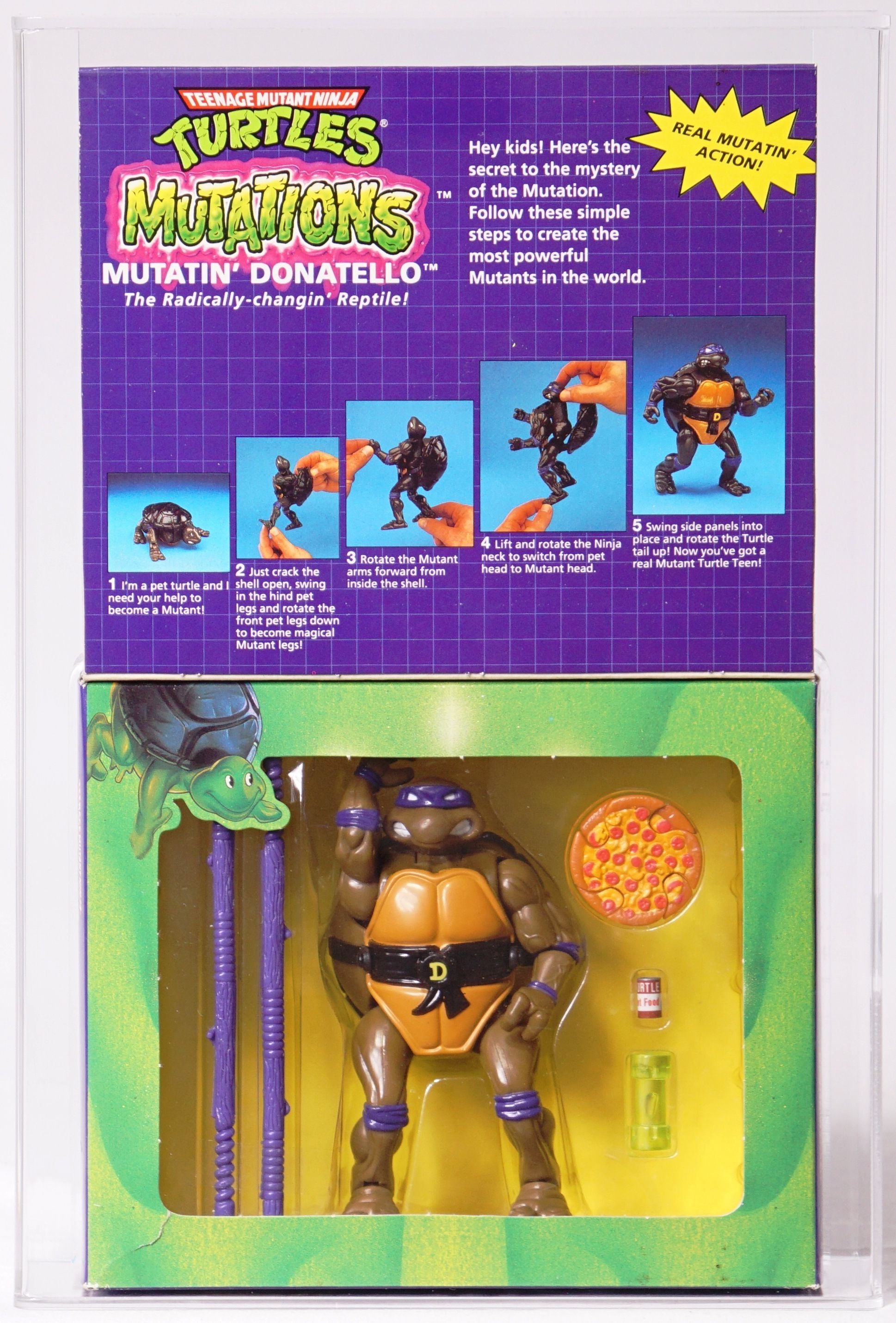 1992 Playmates Teenage Mutant Ninja Turtles Mutations Boxed Action